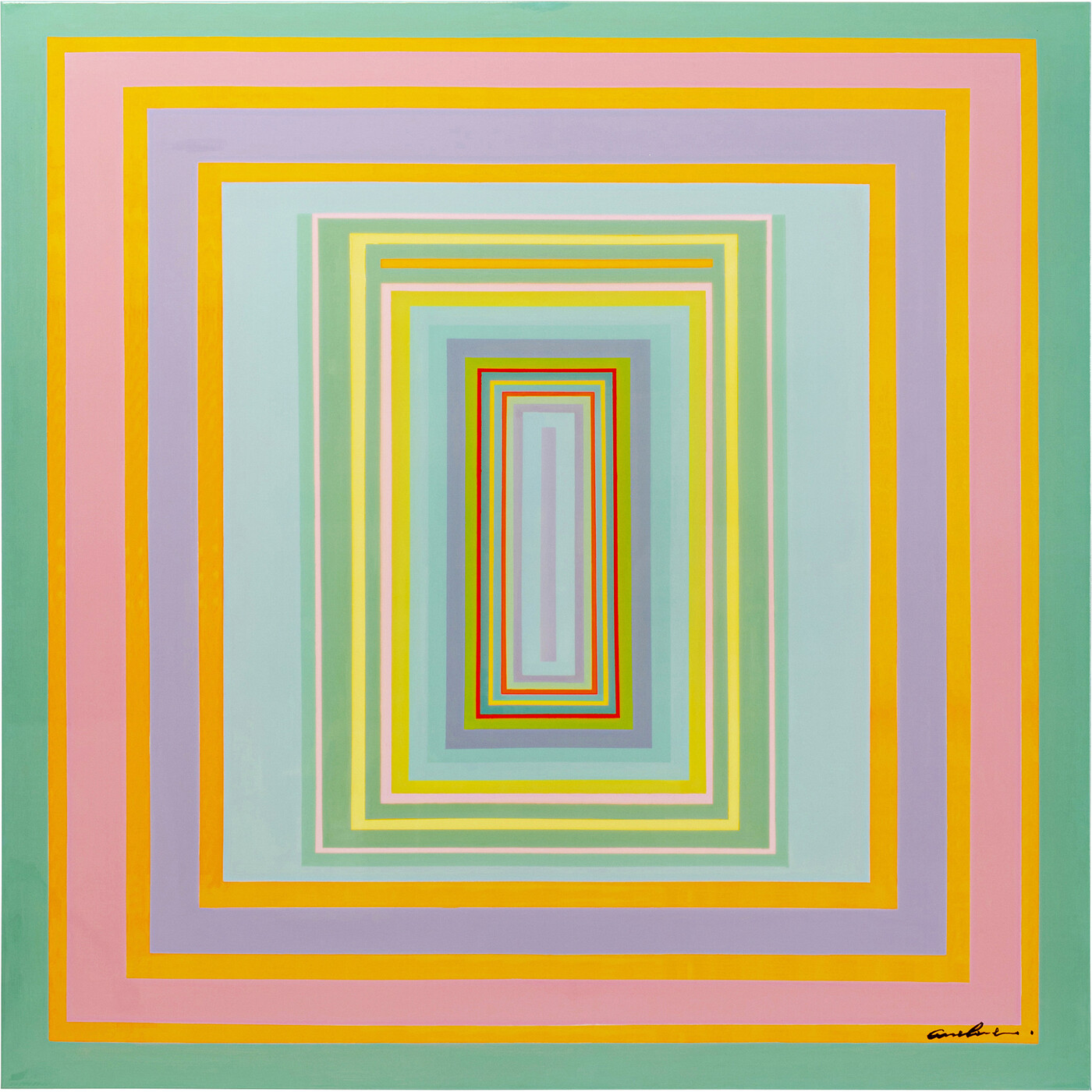 Картина Tendency Focus «Геометрическая абстракция» 140x140 см от KARE Design