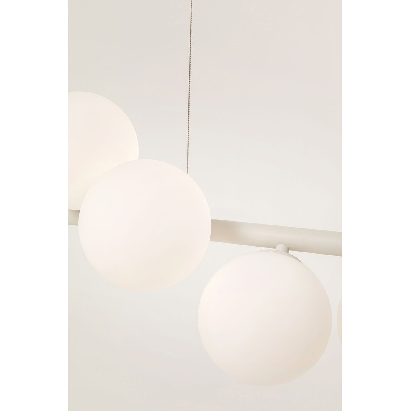 Светильник подвесной Scala Balls Milky Greige 150cm от KARE Design