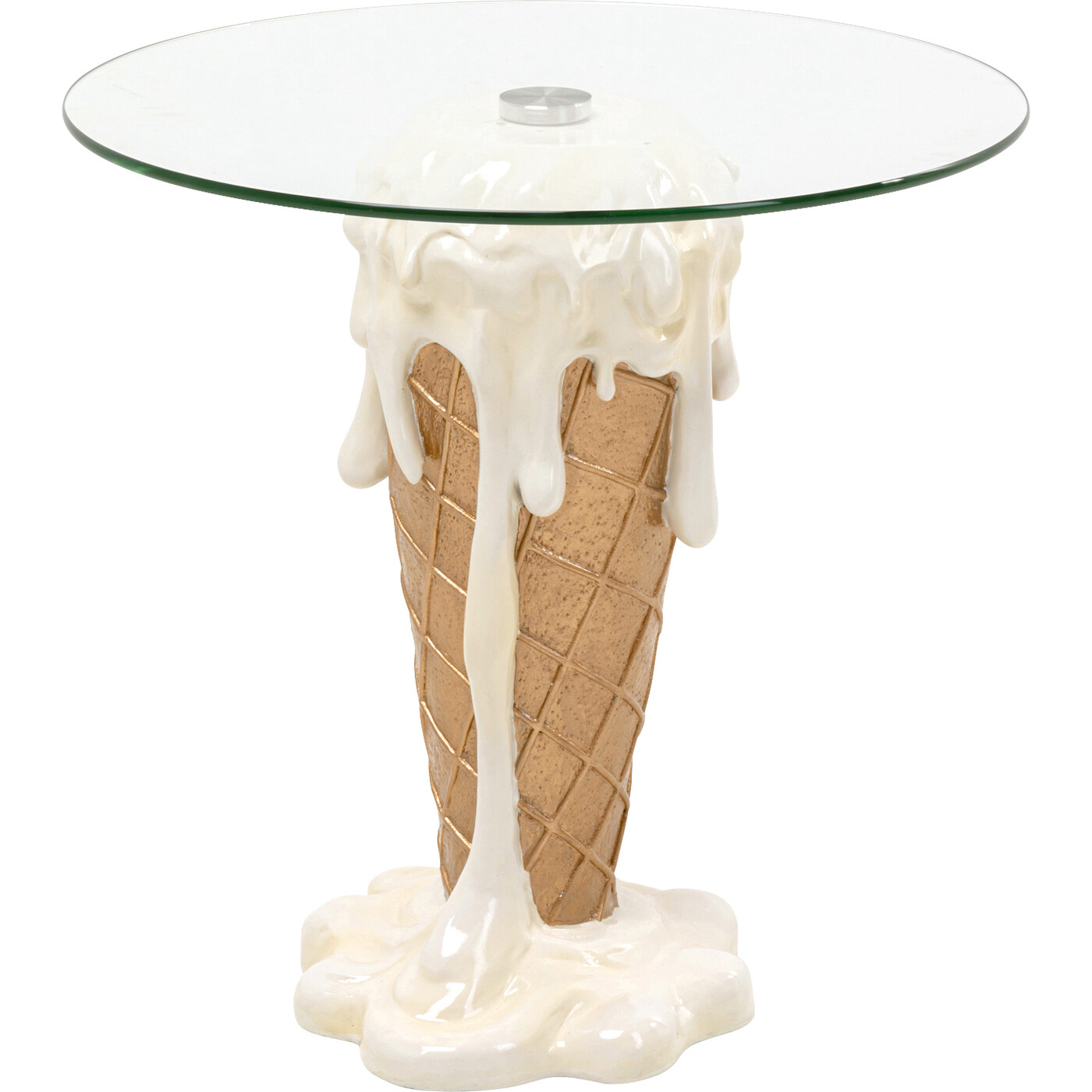 Стол приставной Ice Cream Vanilla Ø48cm от KARE Design