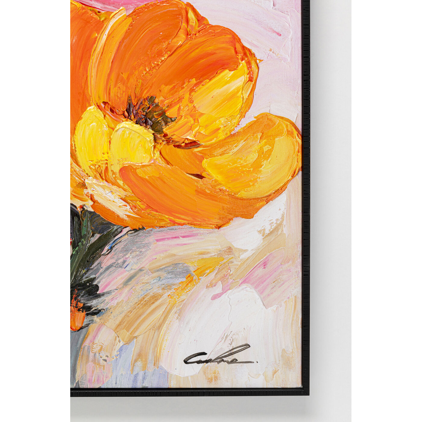 Картина в раме Flower Meadow «Луговые цветы» 80x80 см от KARE Design