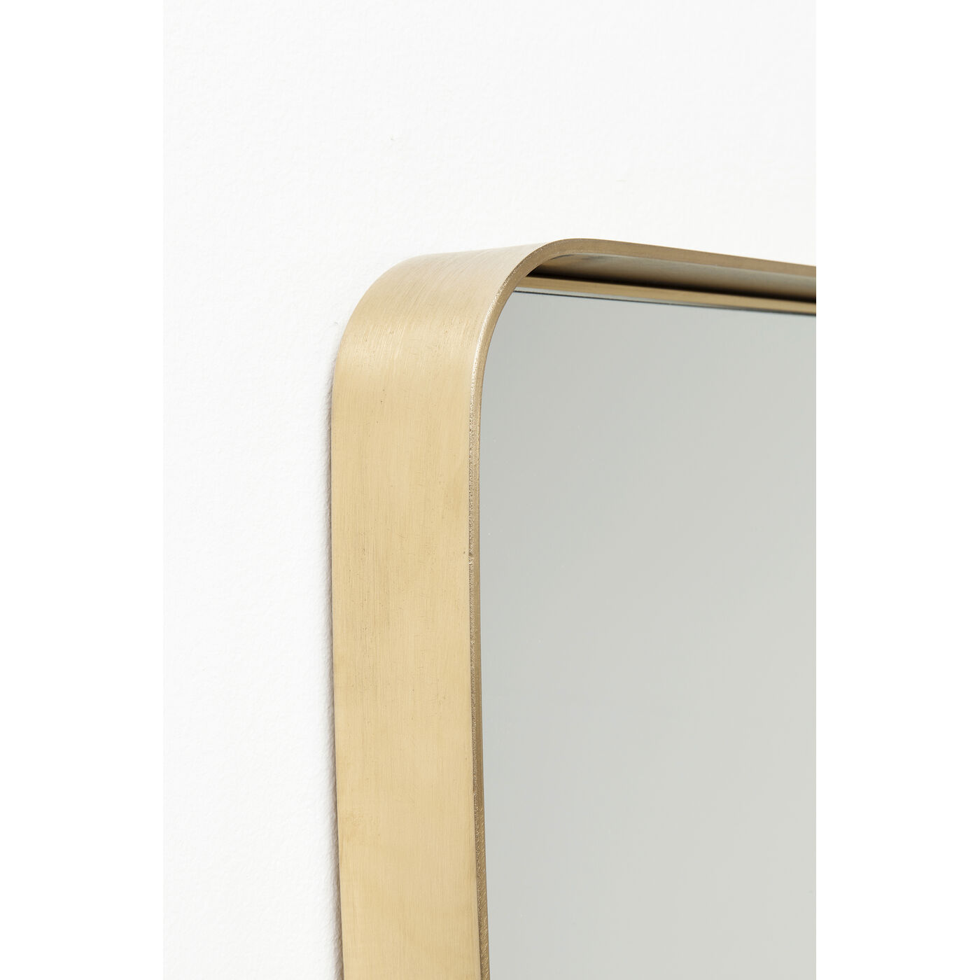 Зеркало Curve Rectangular Brass 120x80 см от KARE Design