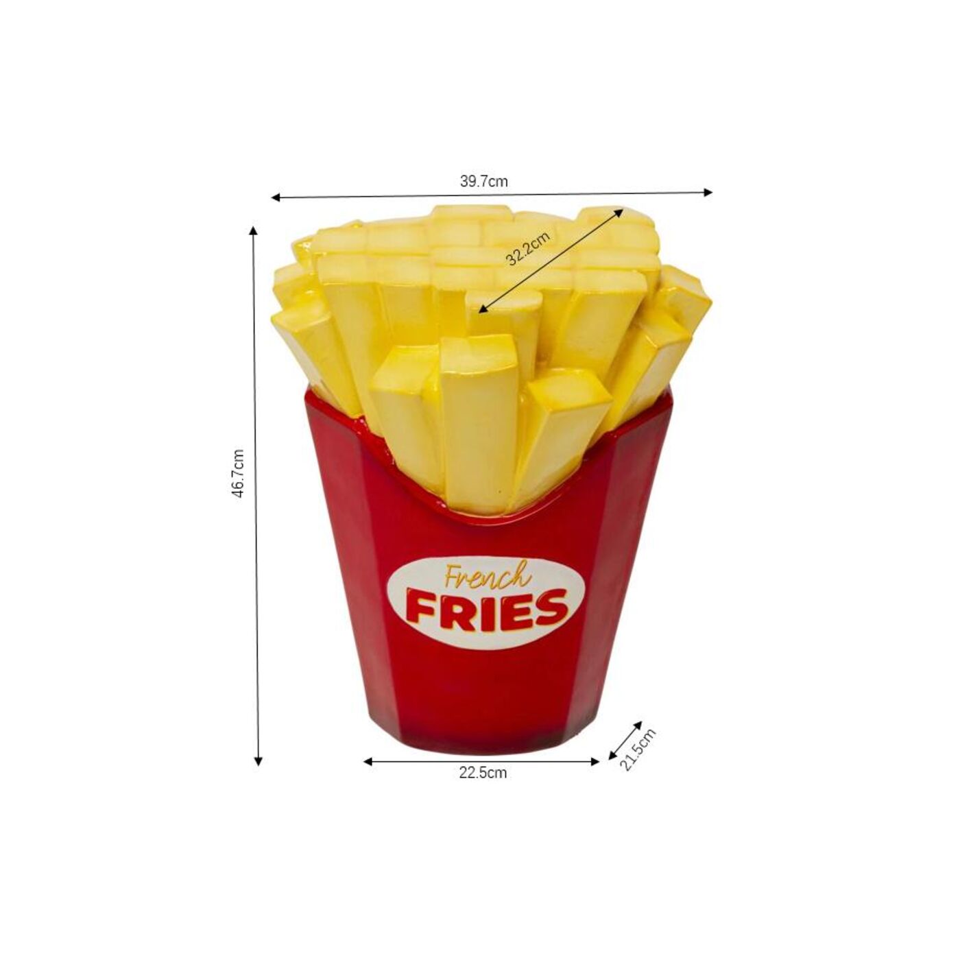 Пуф French Fries 40x32cm
