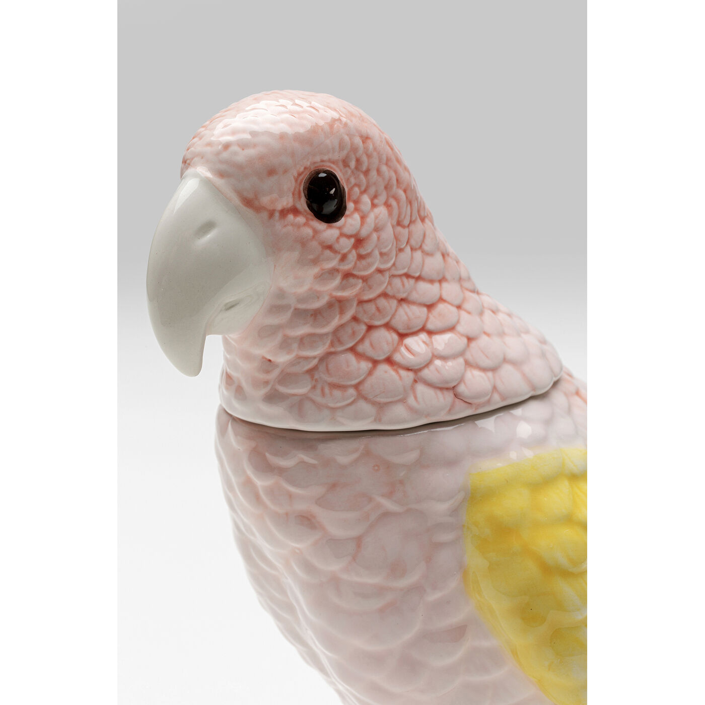 Банка декоративная Exotic Bird Giallo «Экзотическая птица жёлтая» 23 см от KARE Design