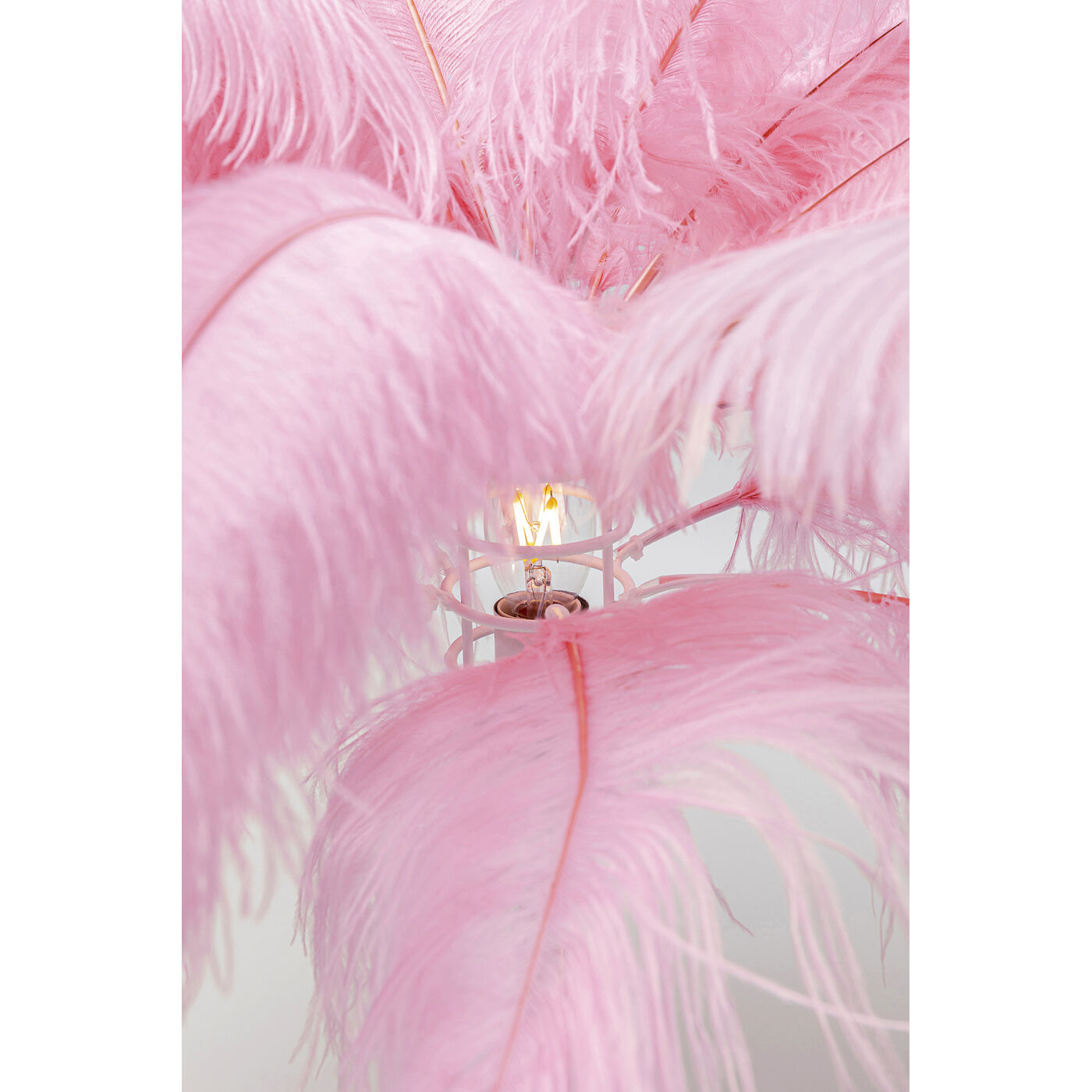 Светильник настольный "Пальма из перьев" Feather Palm Pink 60 см, Розовый от KARE Design