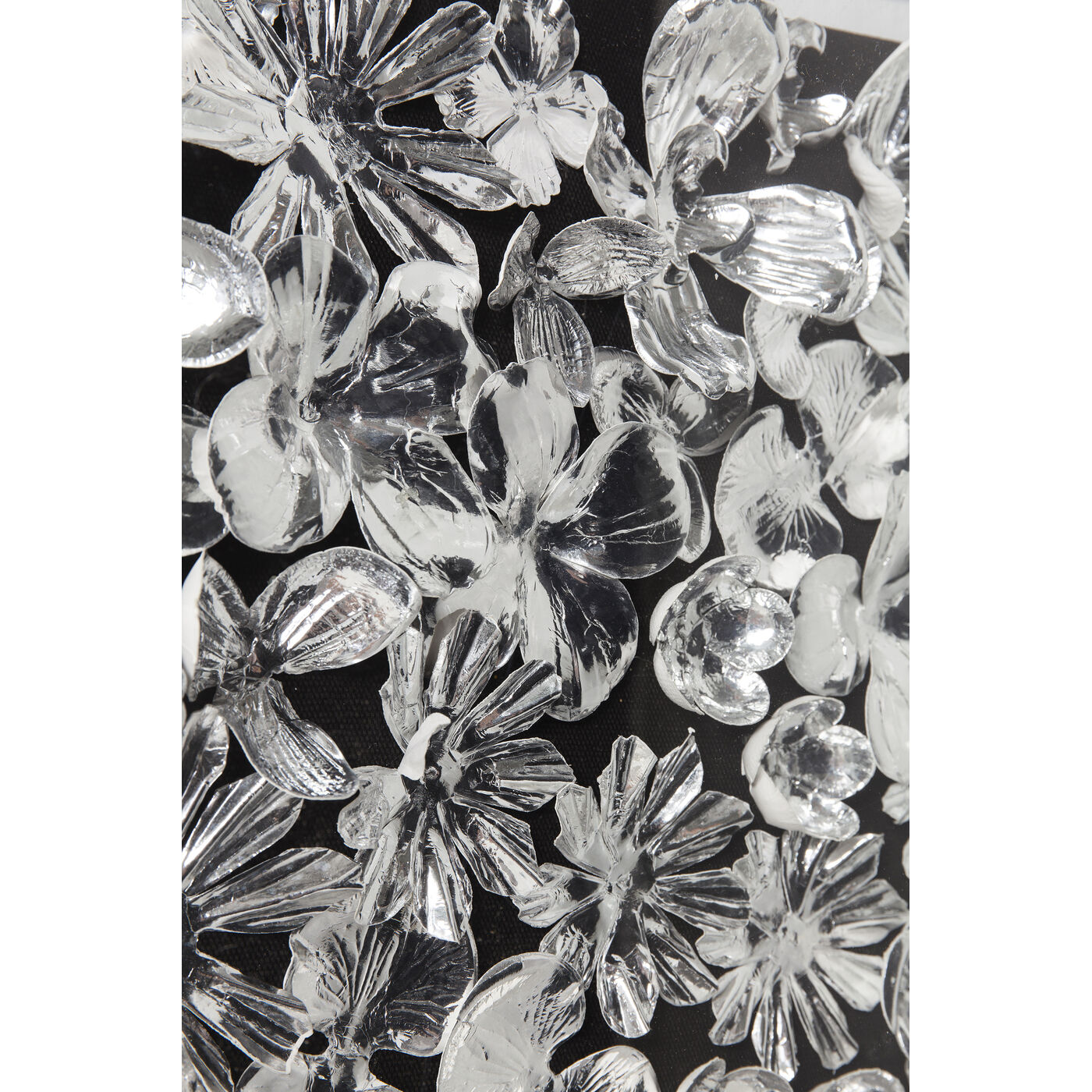 Панно настенное Silver Flower «Серебряные цветы» 100x100 см