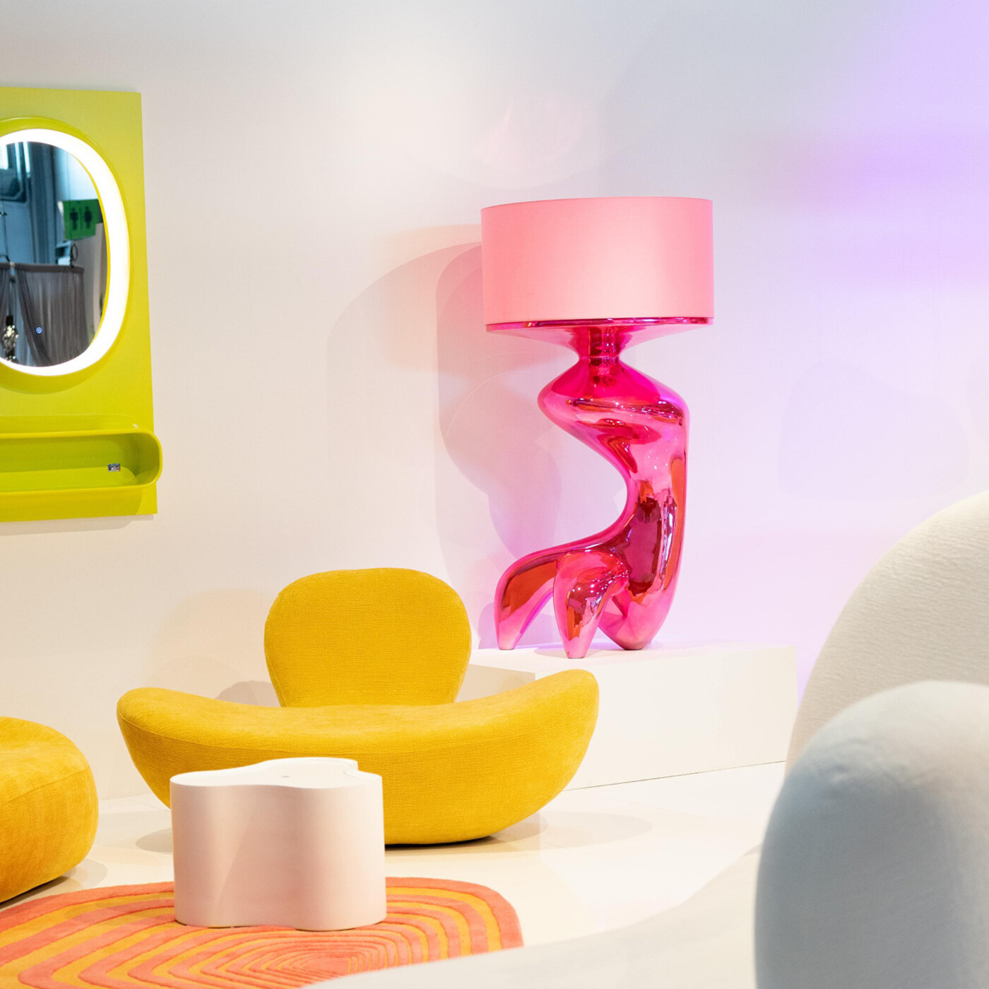 Светильник напольный KARE x Karim Rashid Flow Figure Pink 157 см от KARE Design