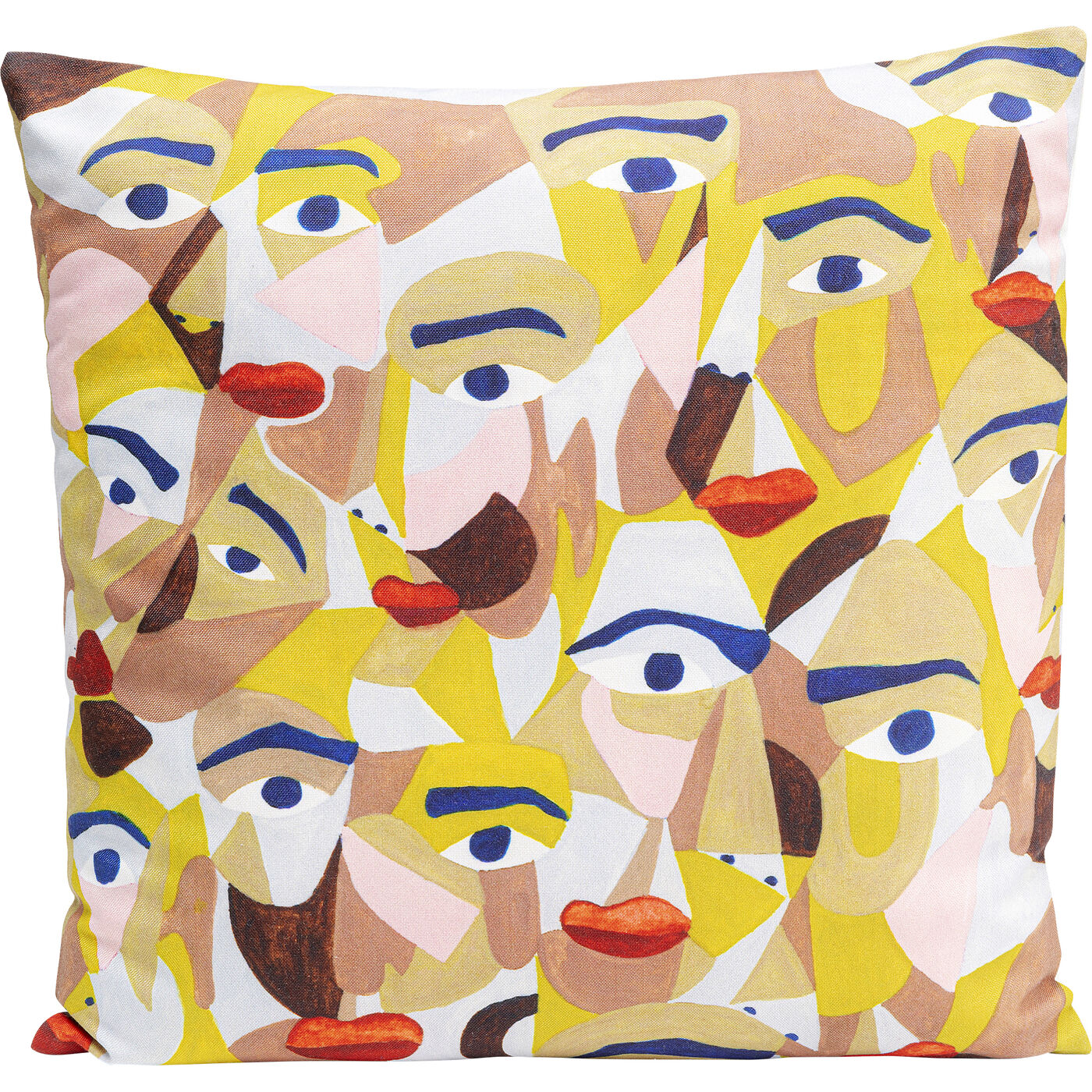 Подушка Artistic Faces «Художественные лица» 45x45 см от KARE Design
