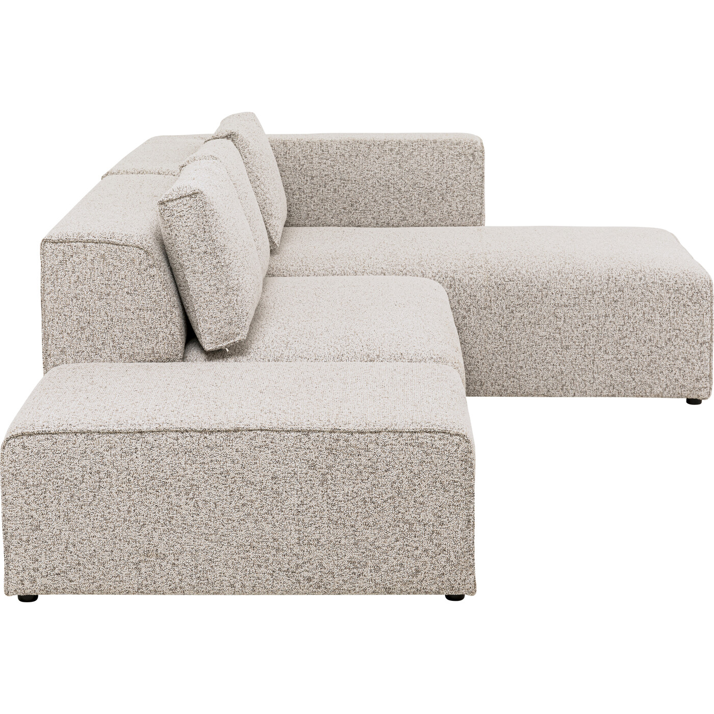 Диван правосторонний угловой Infinity Ottomane Machiato right от KARE Design