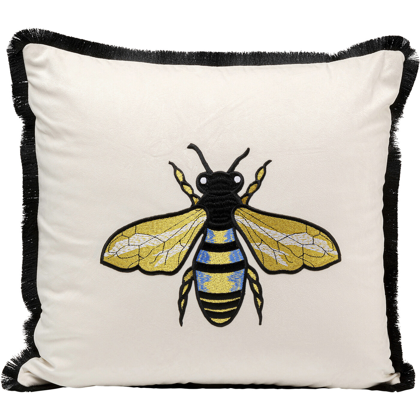 Подушка Bee «Пчела» 45x45 см, Белый от KARE Design