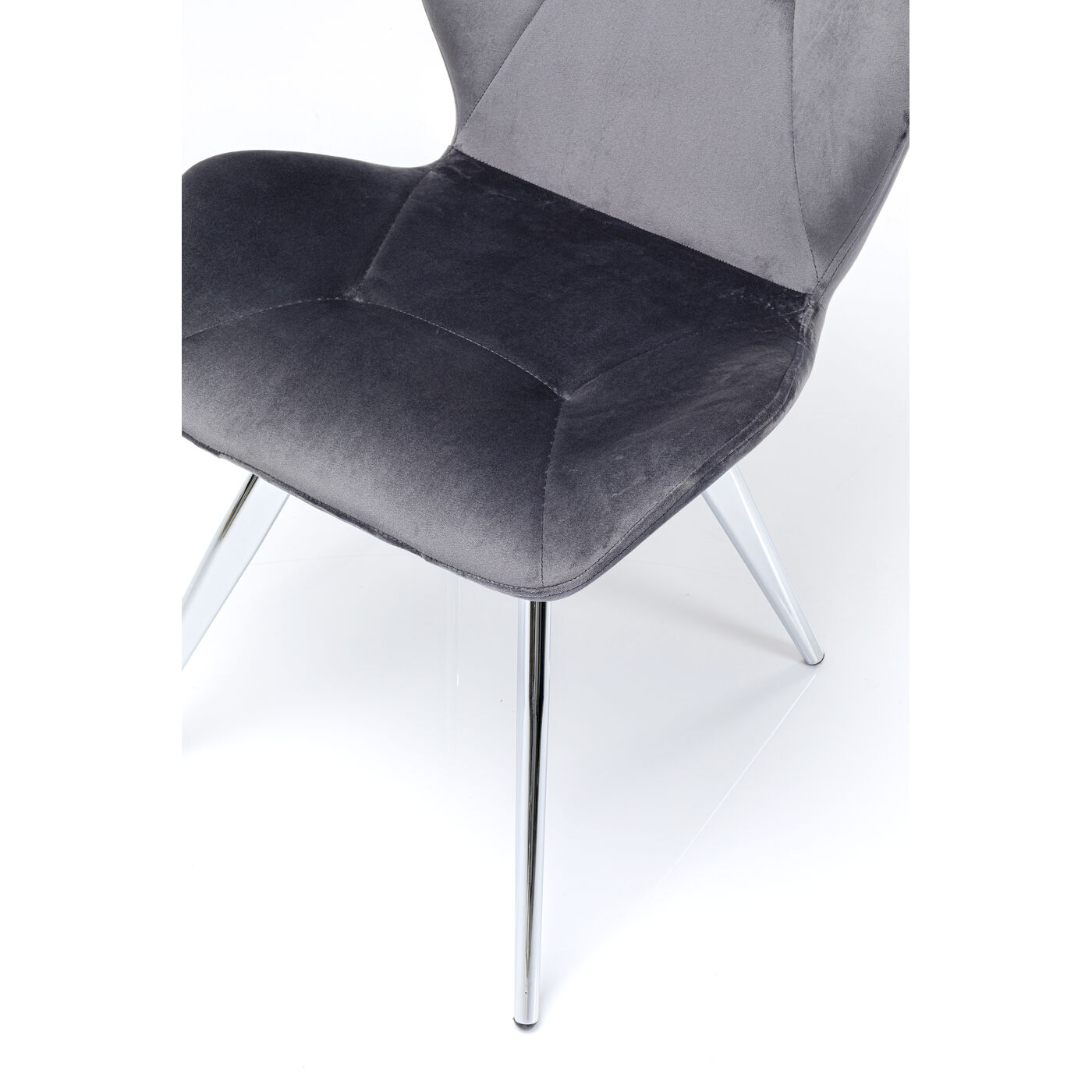 Стул Viva Grey Chrome от KARE Design