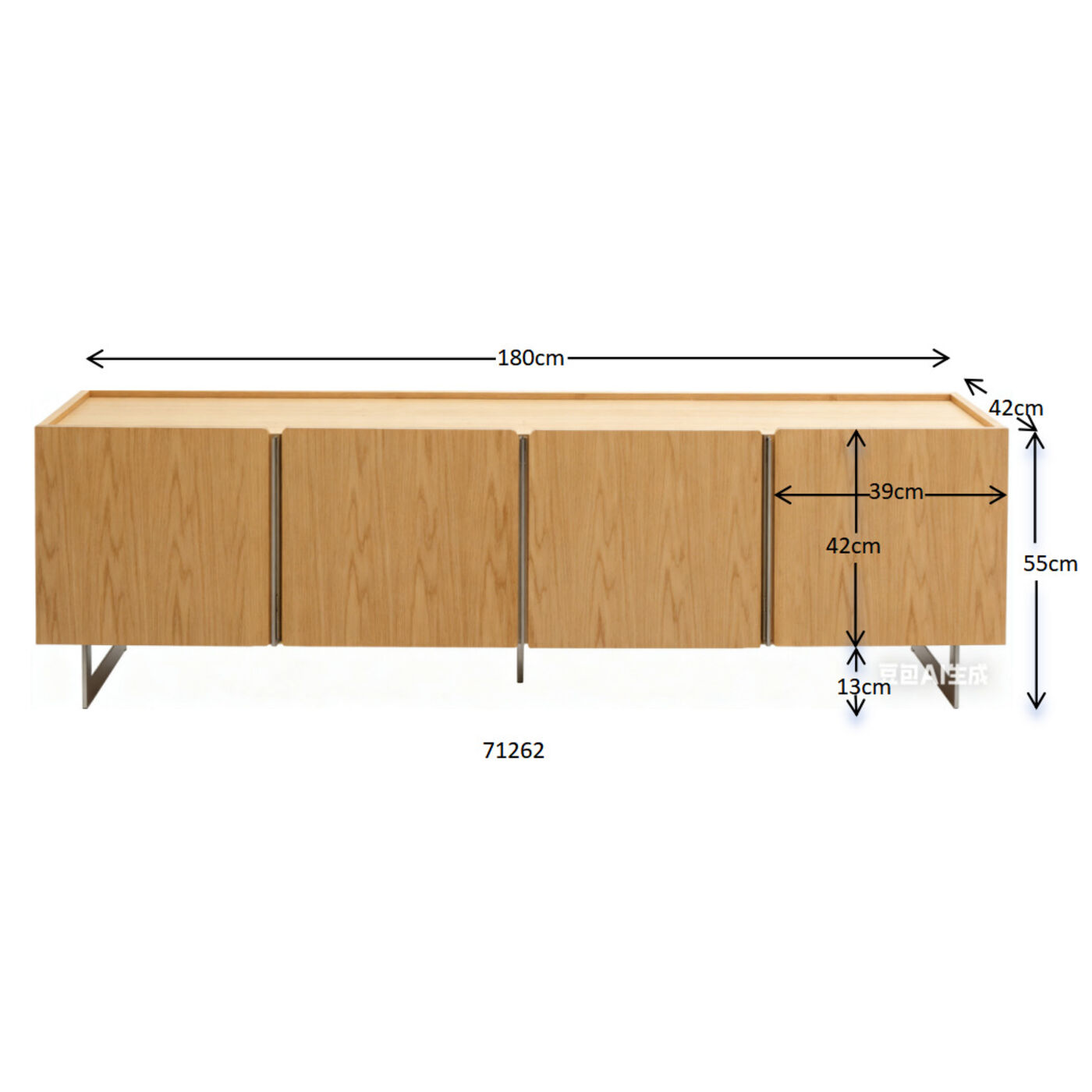 Комод Giulio 180x55cm от KARE Design