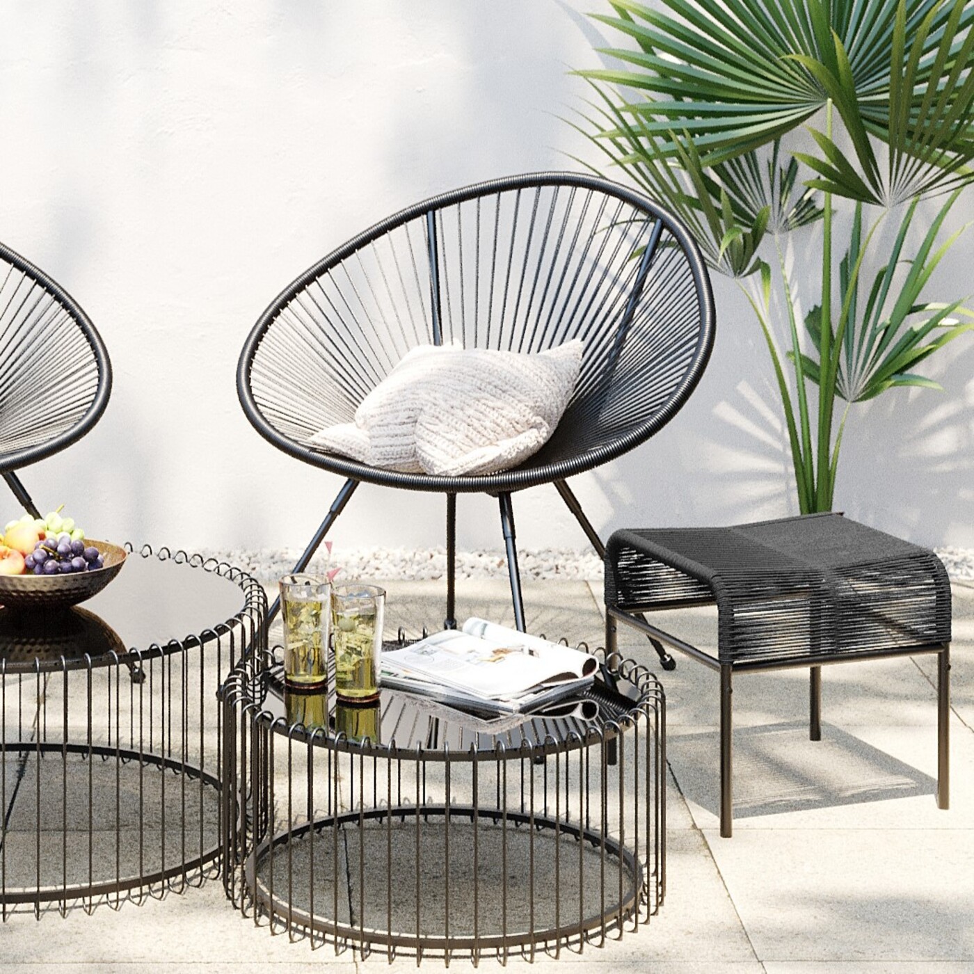Пуф Acapulco Black от KARE Design
