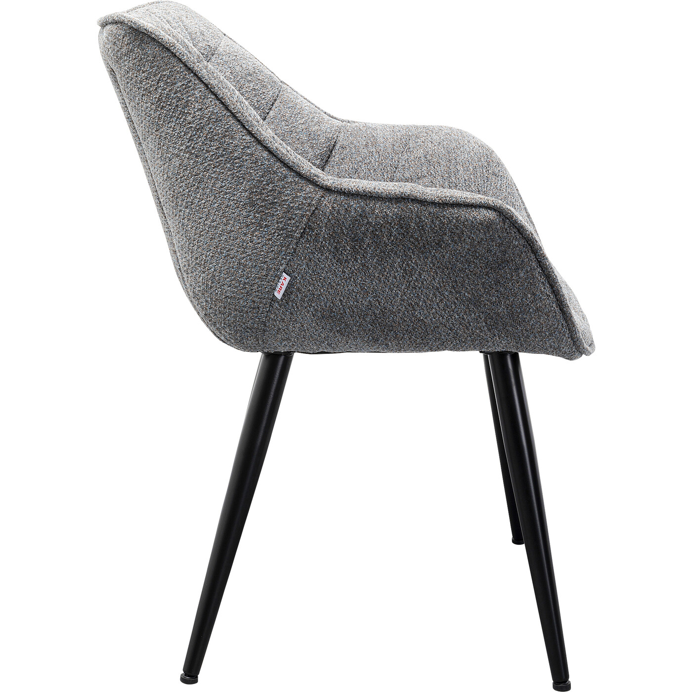Стул с подлокотниками Thelma Melange Grey от KARE Design