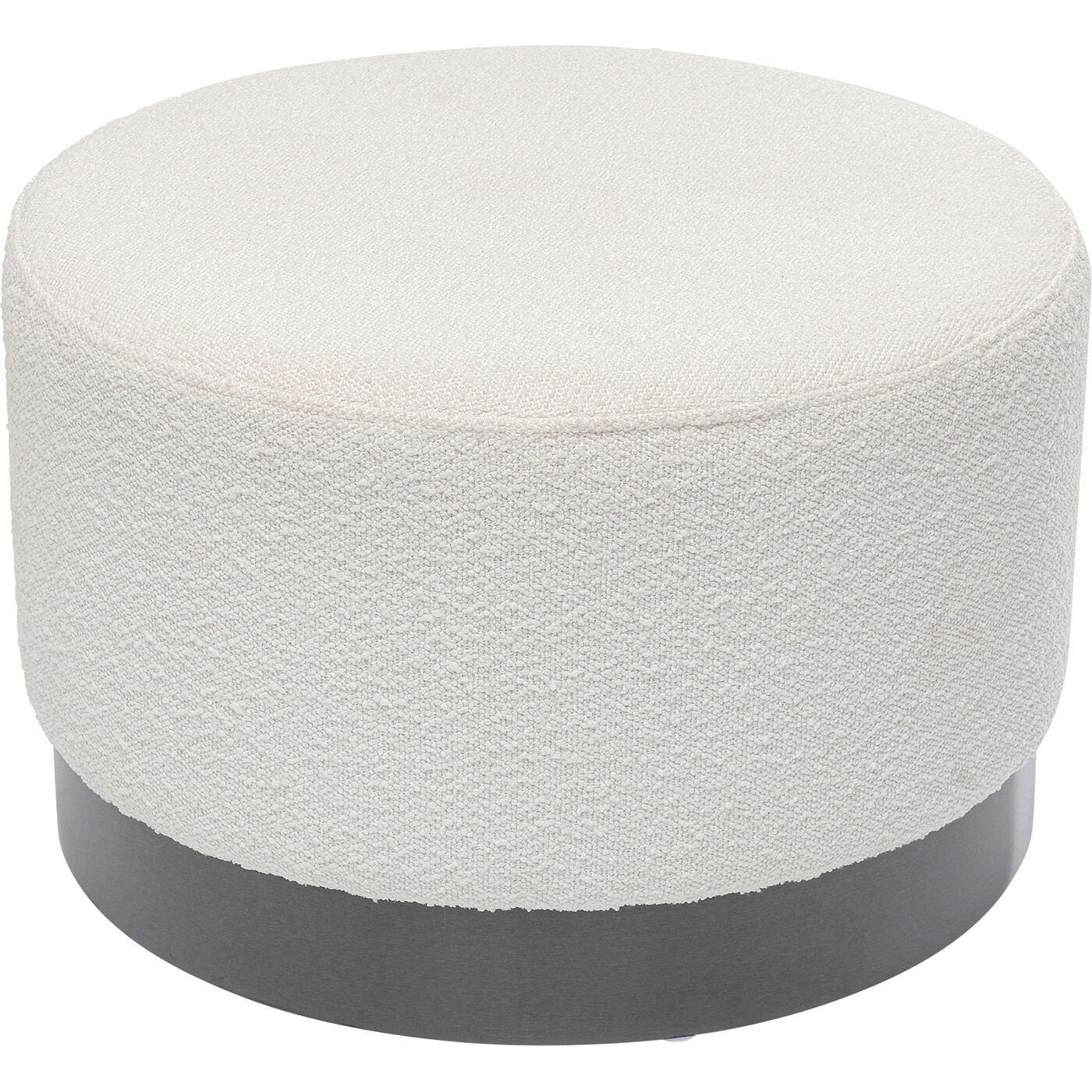 Пуф Cherry Boucle Creme Smoke Ø55 см от KARE Design