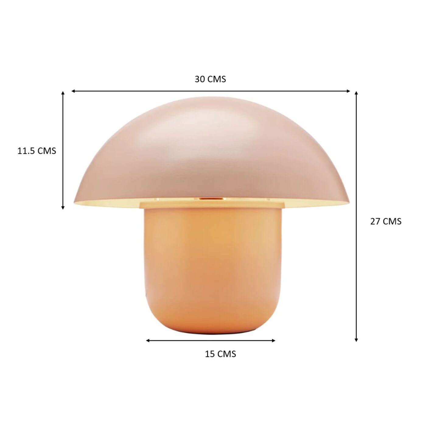 Светильник настольный Mushroom Peach 27cm от KARE Design