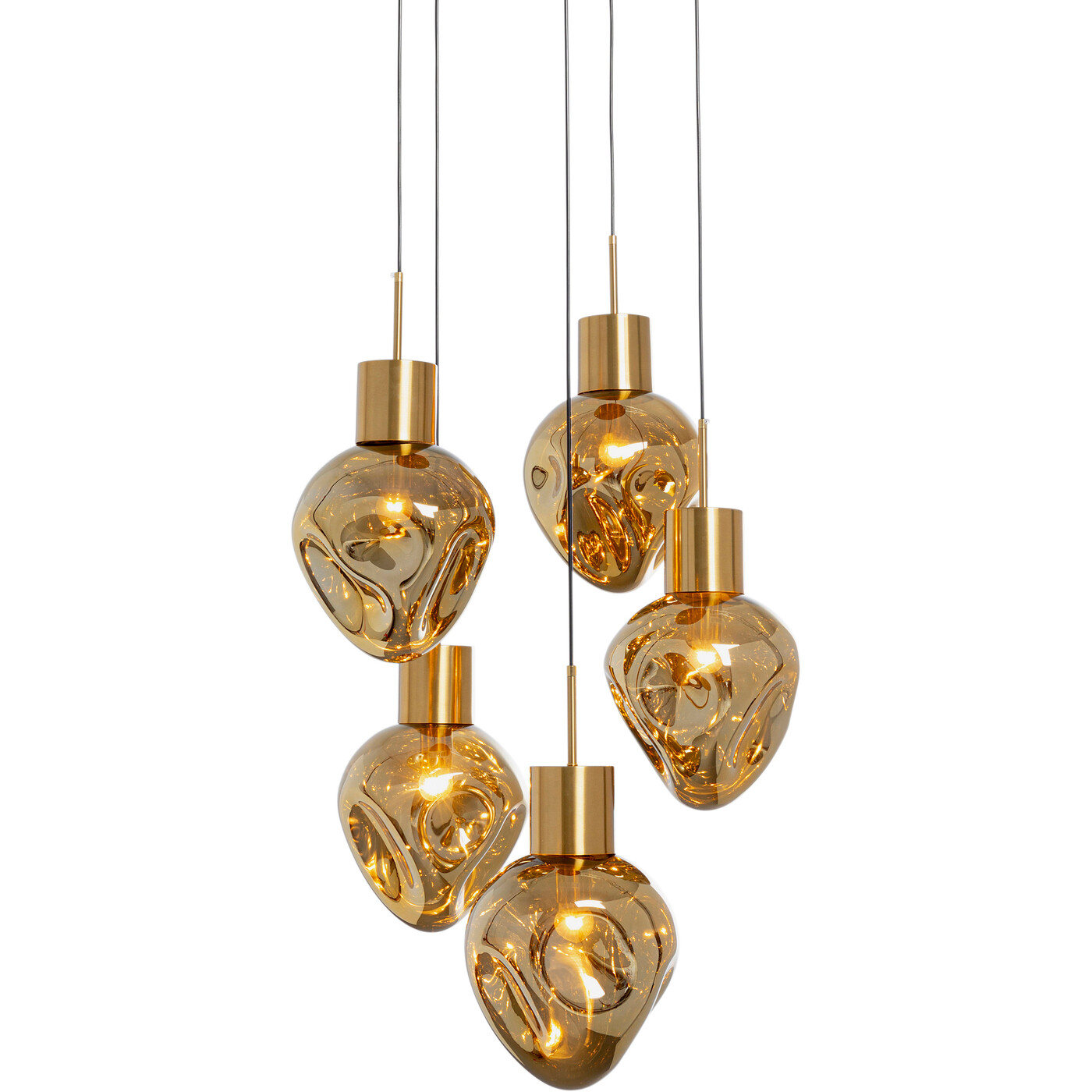 Светильник подвесной Supernova Amber Cinque Ø50 см от KARE Design