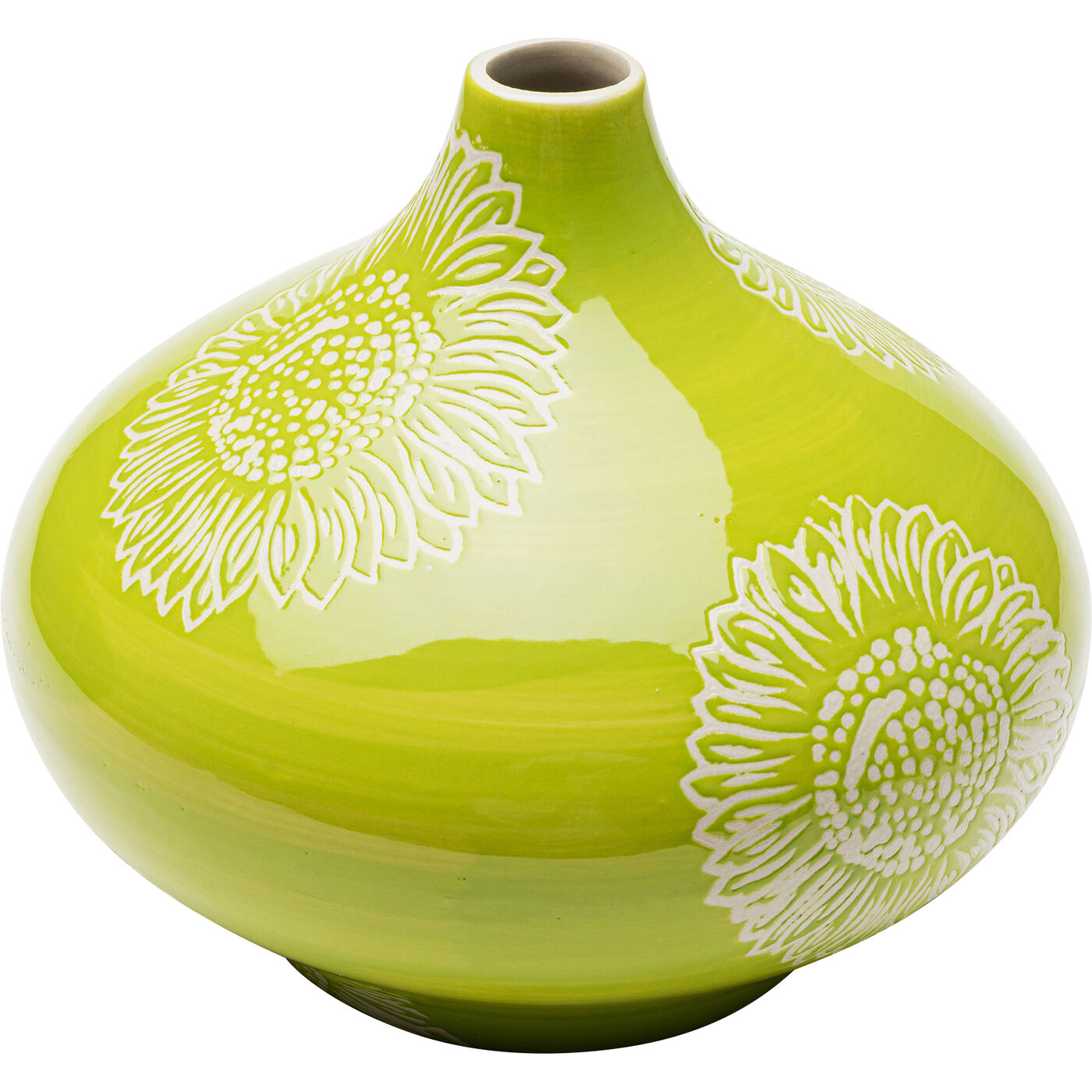 Ваза Big Bloom «Большое цветение» 21 см, Зелёный от KARE Design