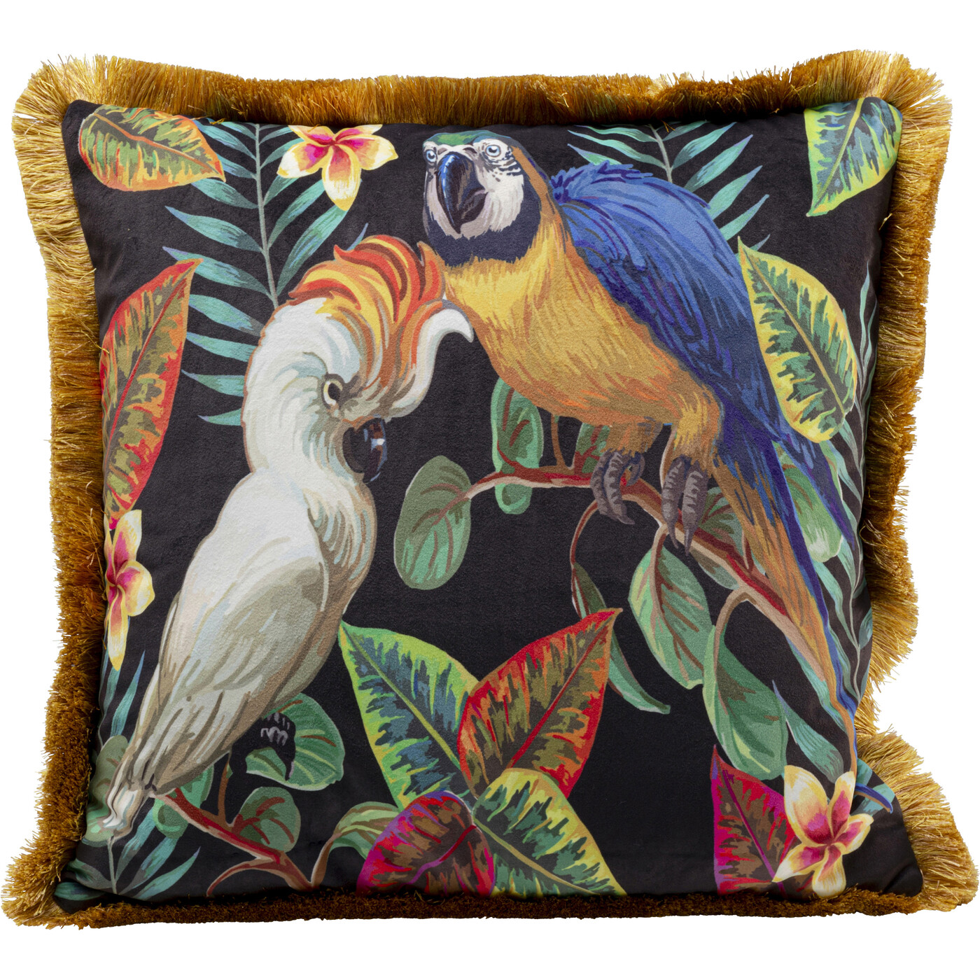 Подушка Birds Paradise «Птицы рая» 45x45 см от KARE Design