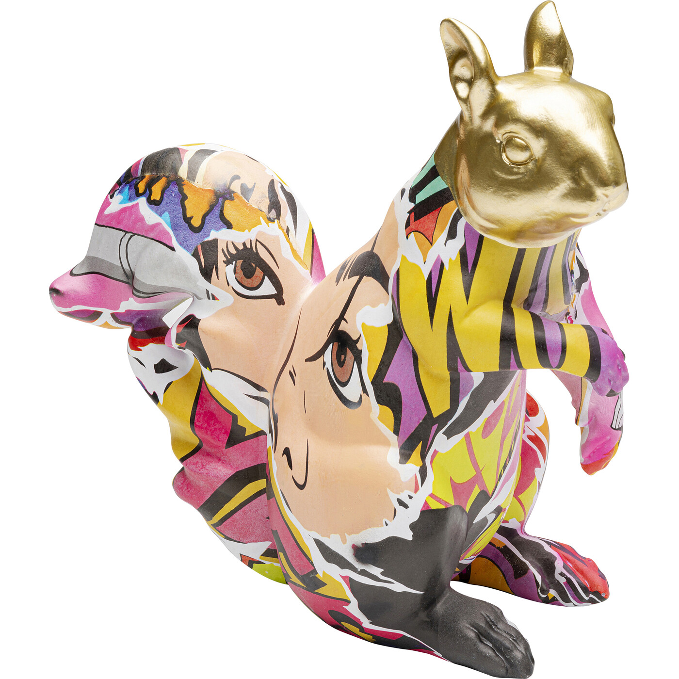 Фигура декоративная Graffiti Squirrel «Белка-граффити» 22 см от KARE Design