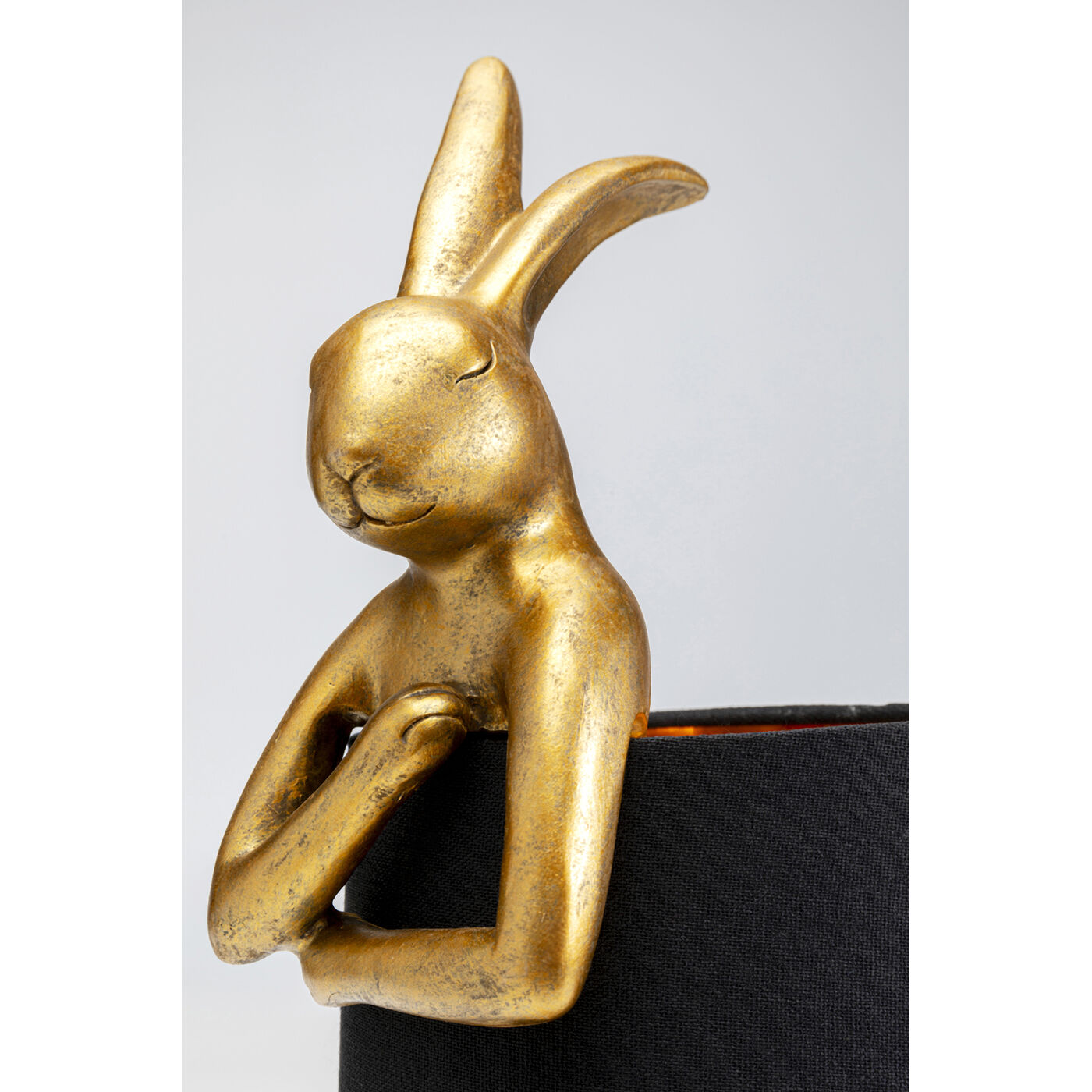Светильник настольный Animal Rabbit Gold/Black 50 см от KARE Design