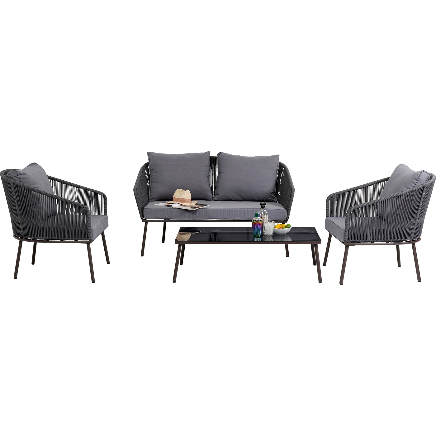 Комплект Elba Grey Quattro (4 предмета) от KARE Design