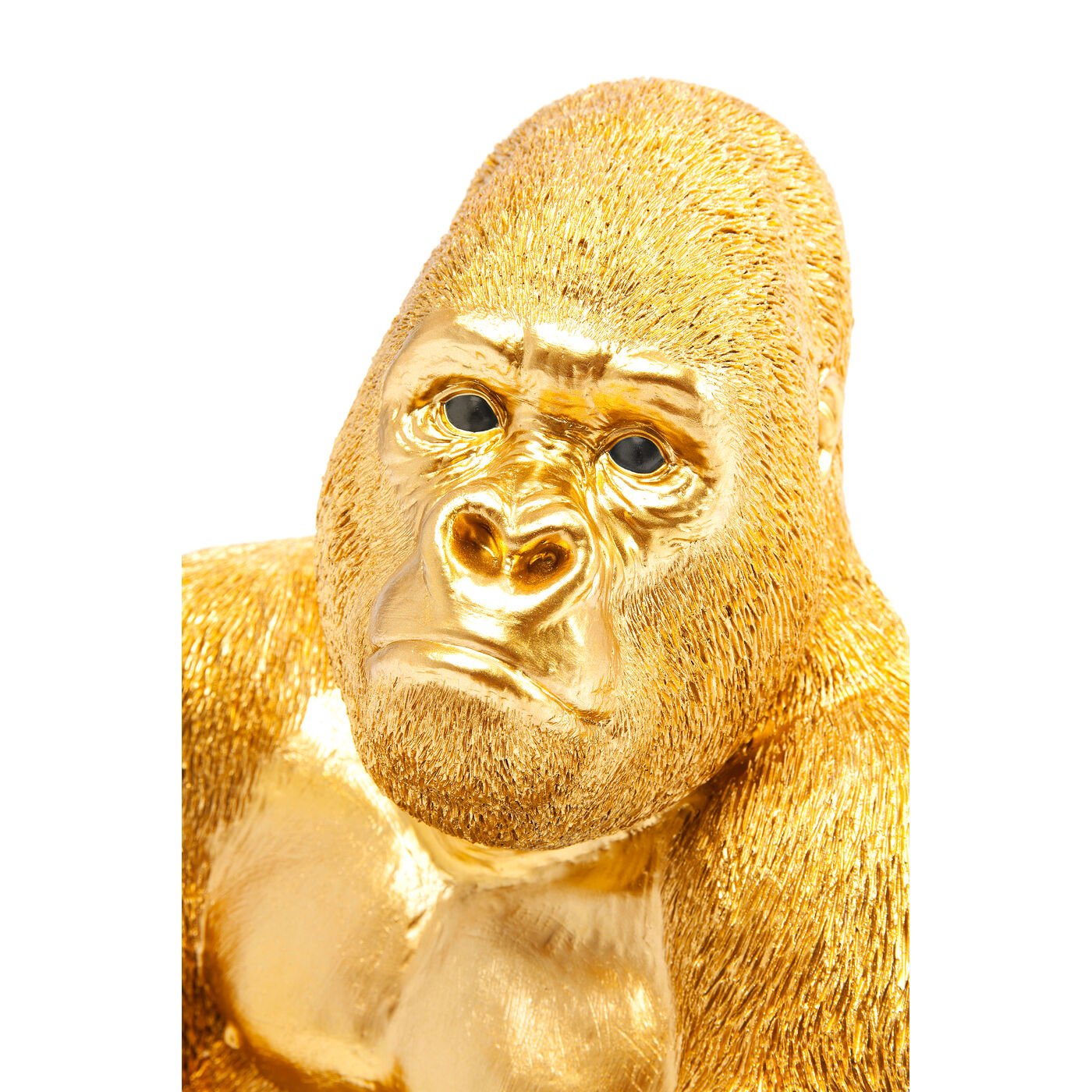 Фигура декоративная Monkey Gorilla Side Medium «Горилла сбоку средняя» 39 см, Золотой от KARE Design