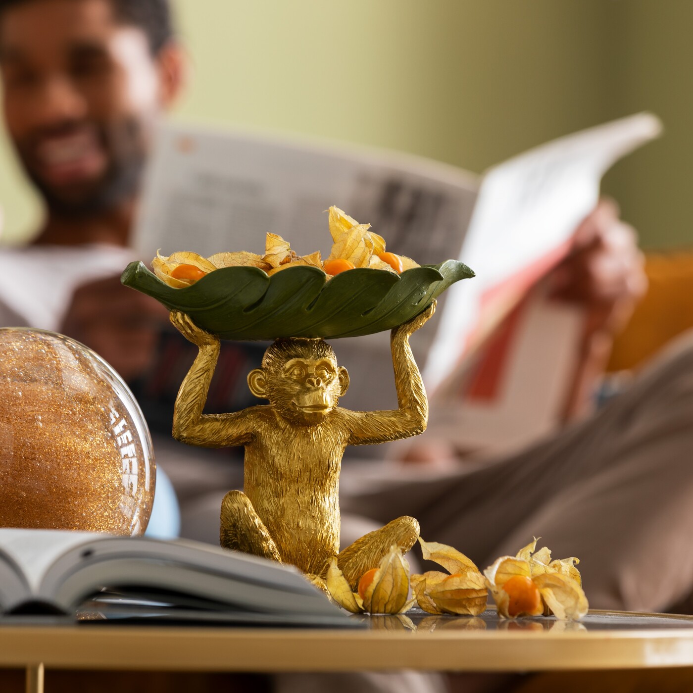 Миска декоративная Banana Leaf «Банановый лист» от KARE Design