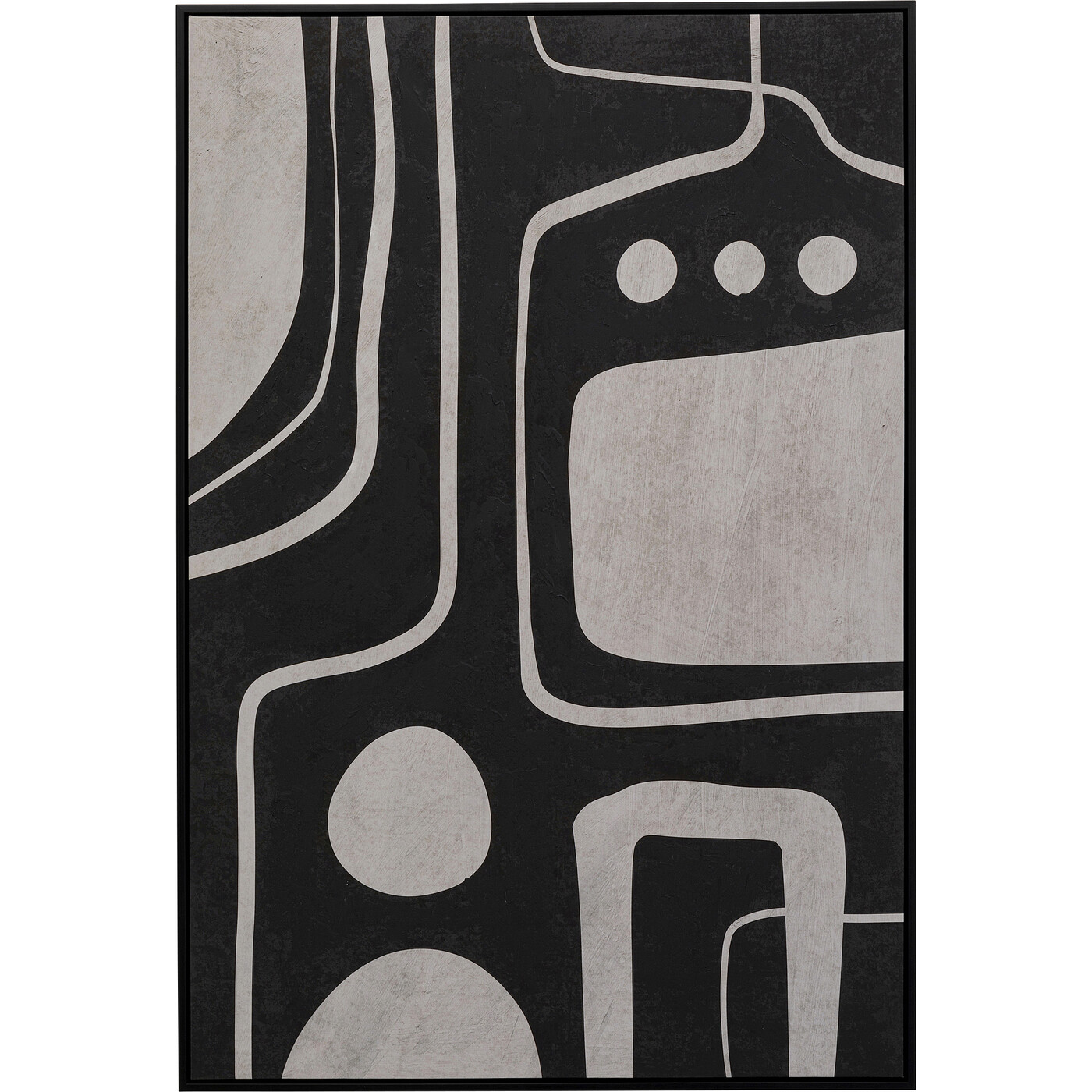 Картина на холсте Artistic Blacky 70x110 см от KARE Design