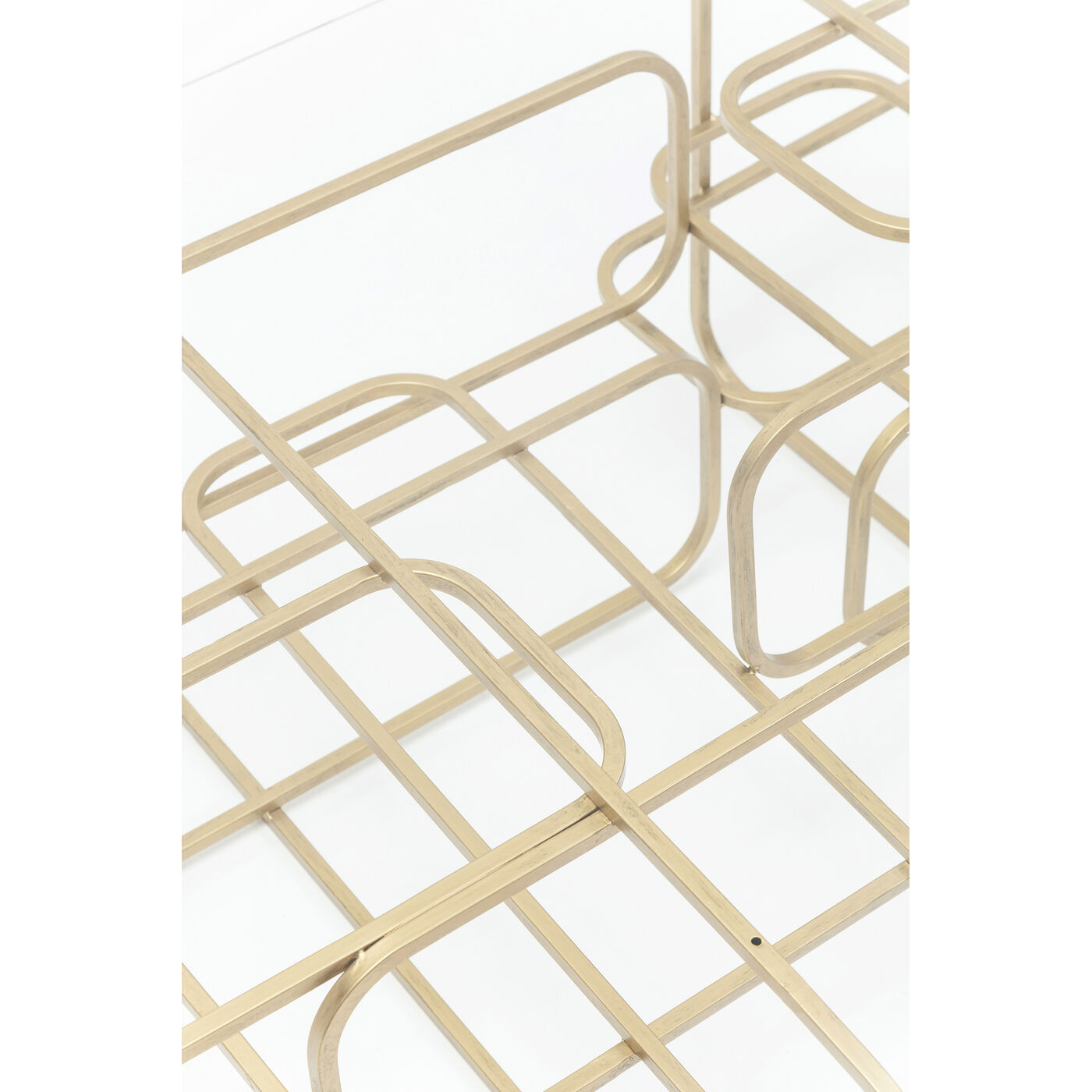 Стол кофейный Meander Gold 140x80 см от KARE Design