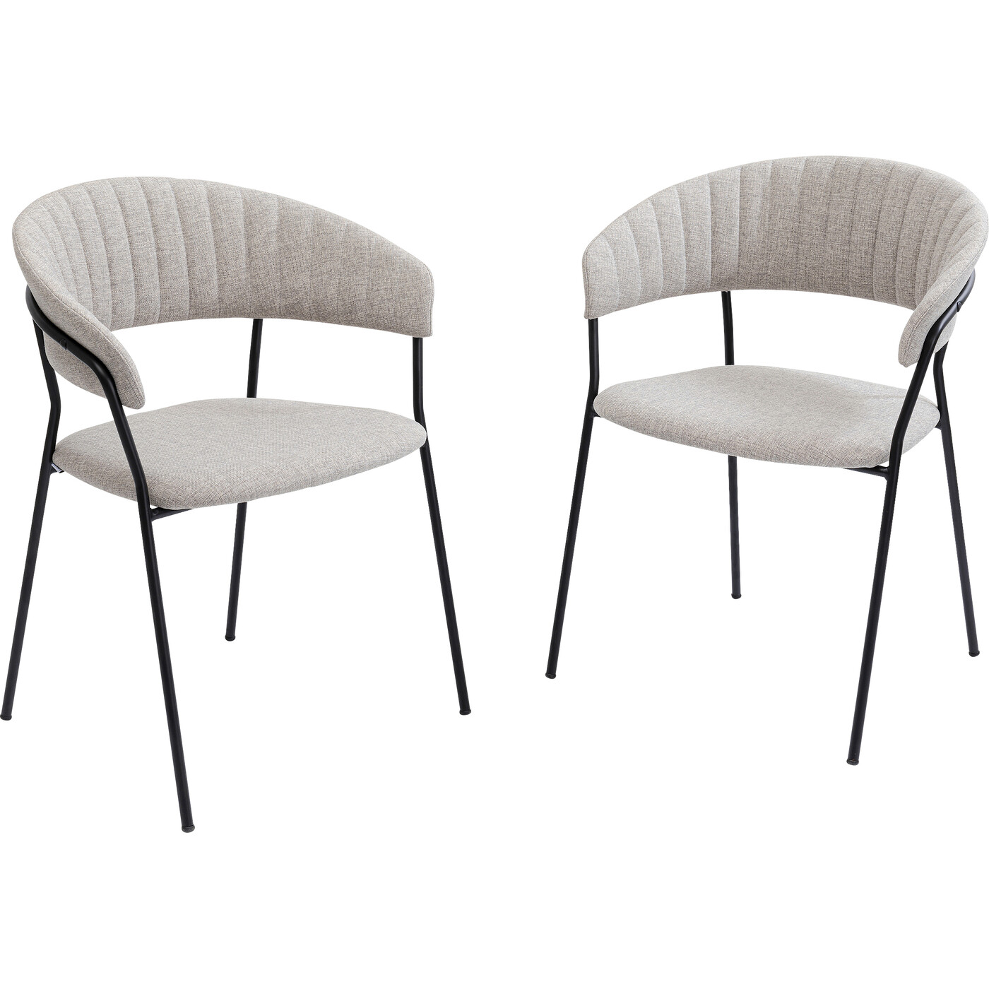 Стул с подлокотниками Belle Beige (2 шт) от KARE Design