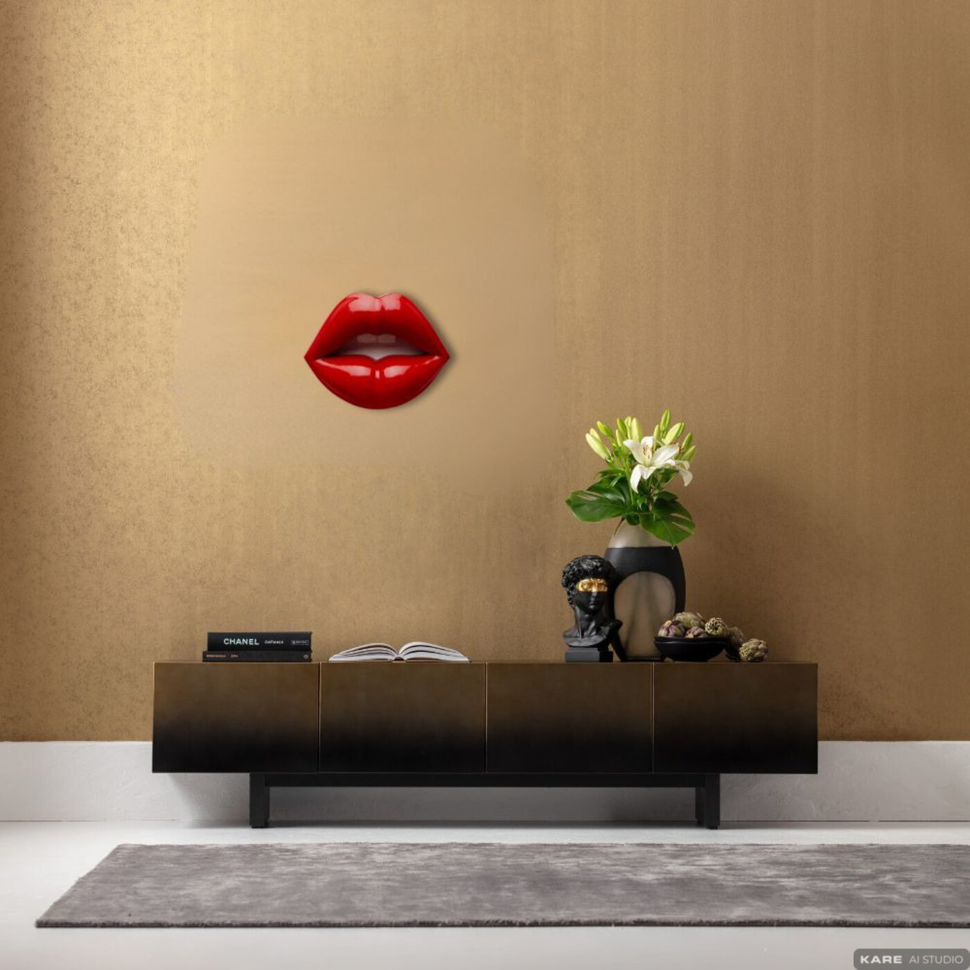 Декор настенный Lips 30cm от KARE Design
