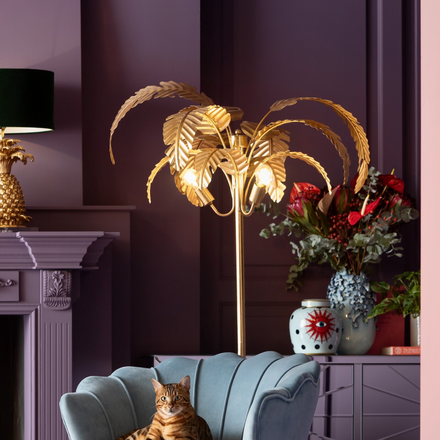 Светильник напольный "Пальма" Palmera 170 см от KARE Design