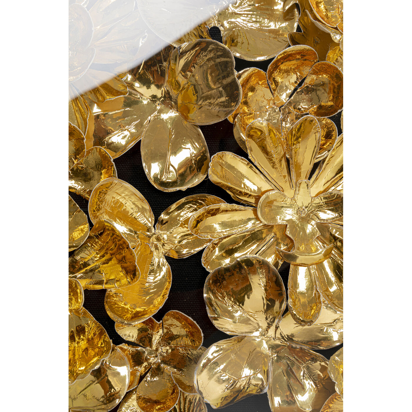 Панно настенное Gold Flower «Золотые цветы» 60x60 см