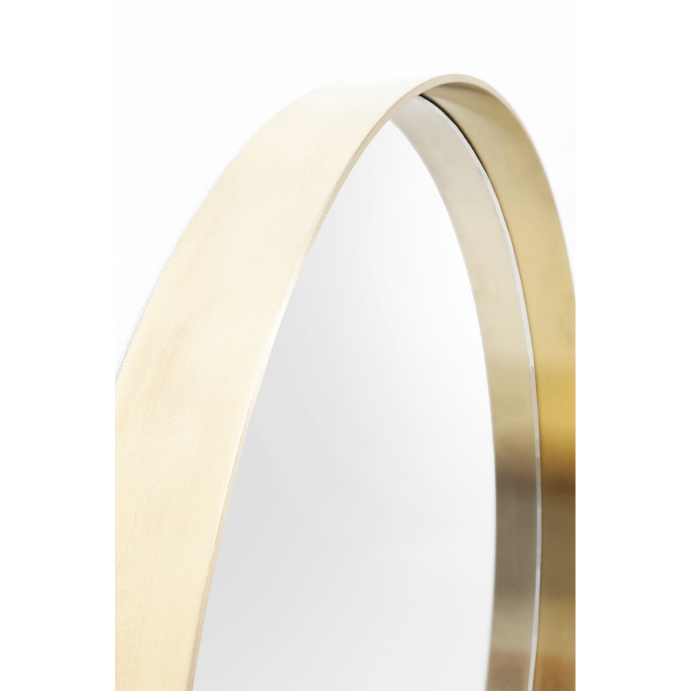 Зеркало Curve Round Brass Ø60 см от KARE Design