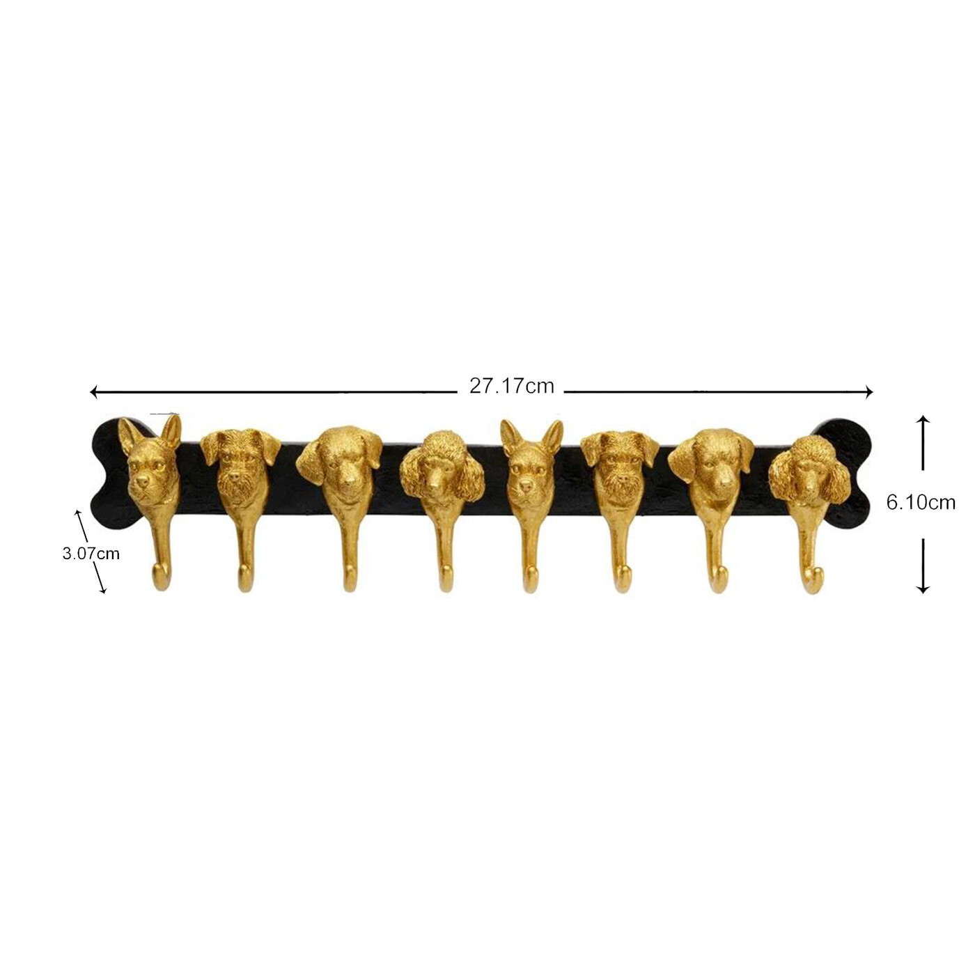 Вешалка Dog Family Gold 69cm от KARE Design