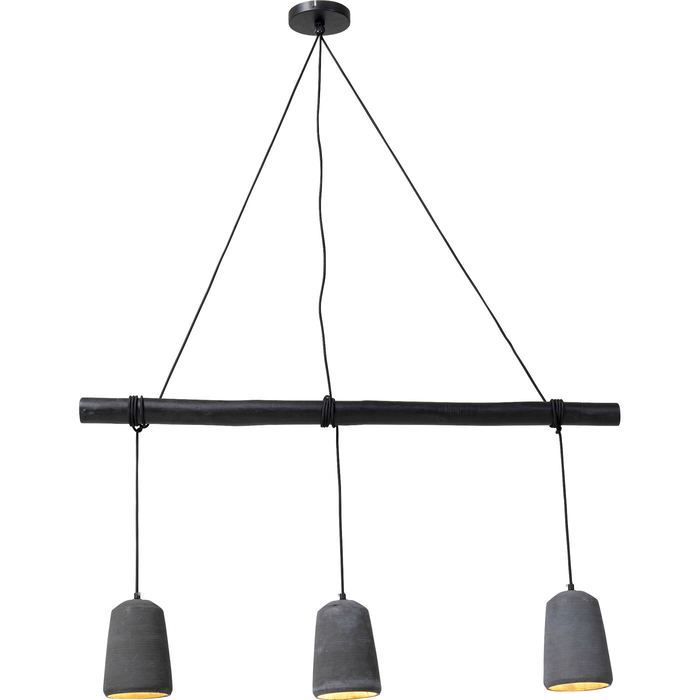 Светильник подвесной Dining Concrete Black Tre от KARE Design