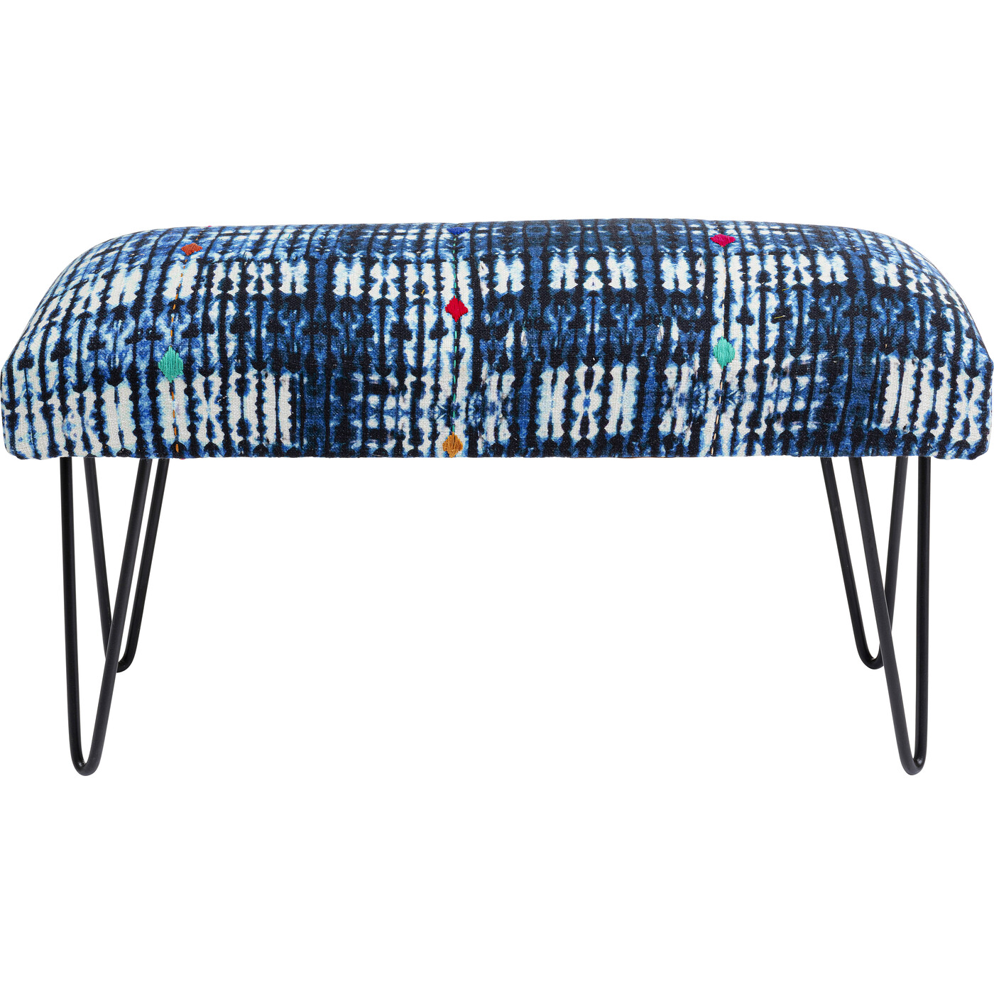 Скамья Desna Patchwork Blue 80 см от KARE Design