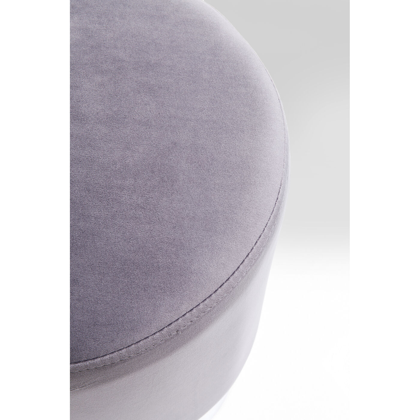 Пуф Cherry Light Grey Silver Ø35 см от KARE Design