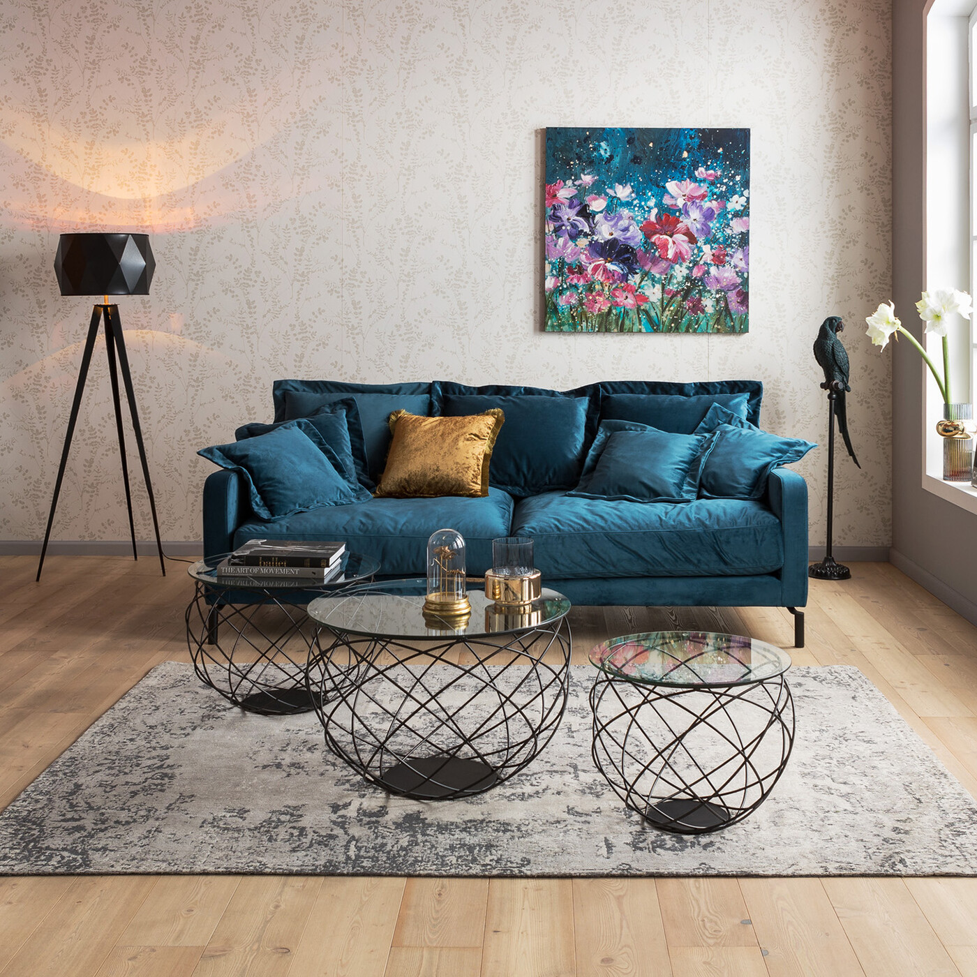 Диван Lullaby Bluegreen от KARE Design