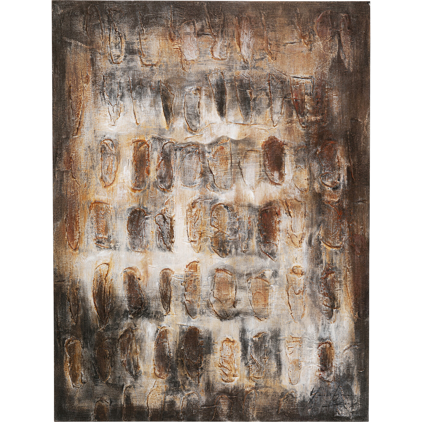 Картина Shadows Brown «Тени» 90x120 см, Коричневый от KARE Design