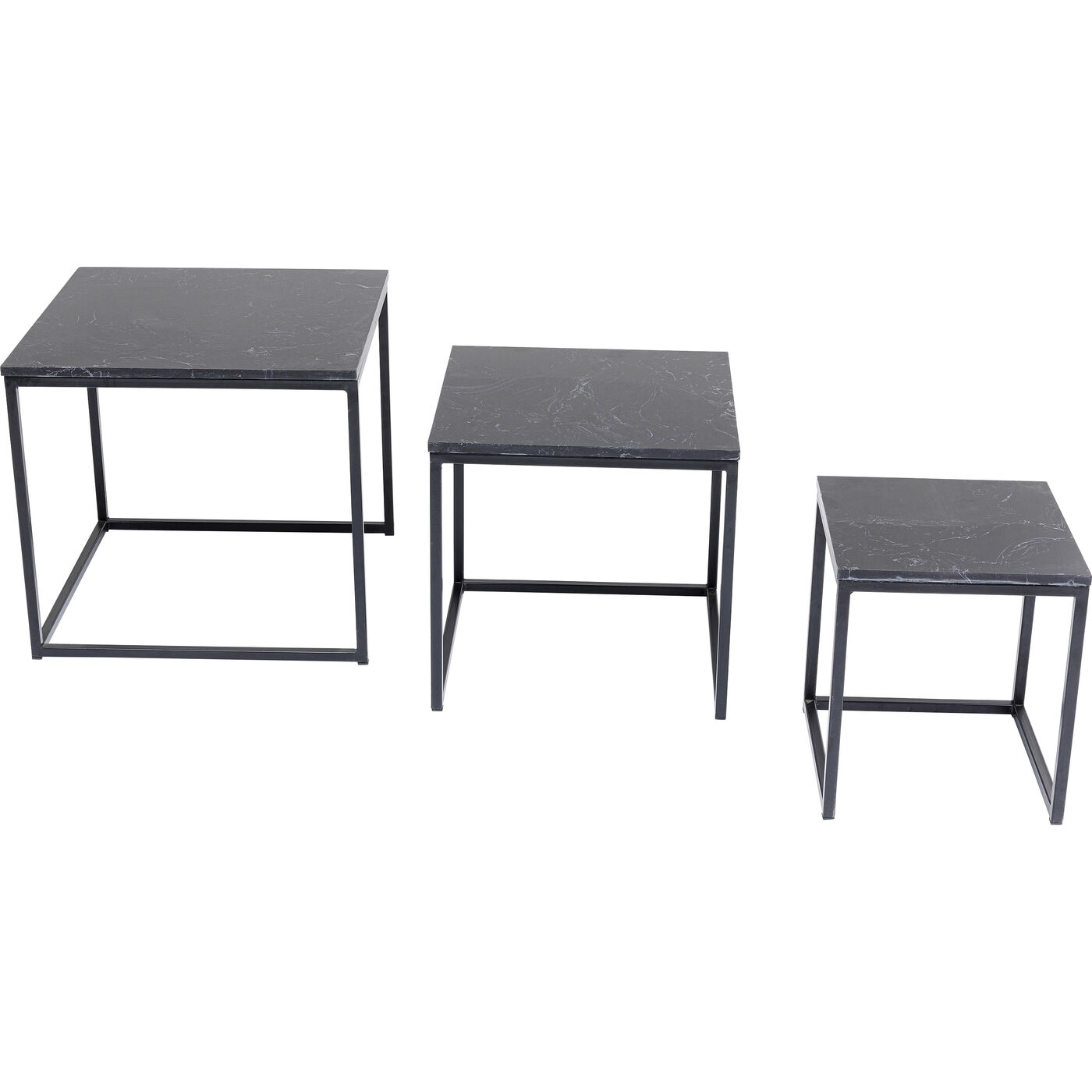 Стол приставной Key West Marble Black (3 шт) от KARE Design