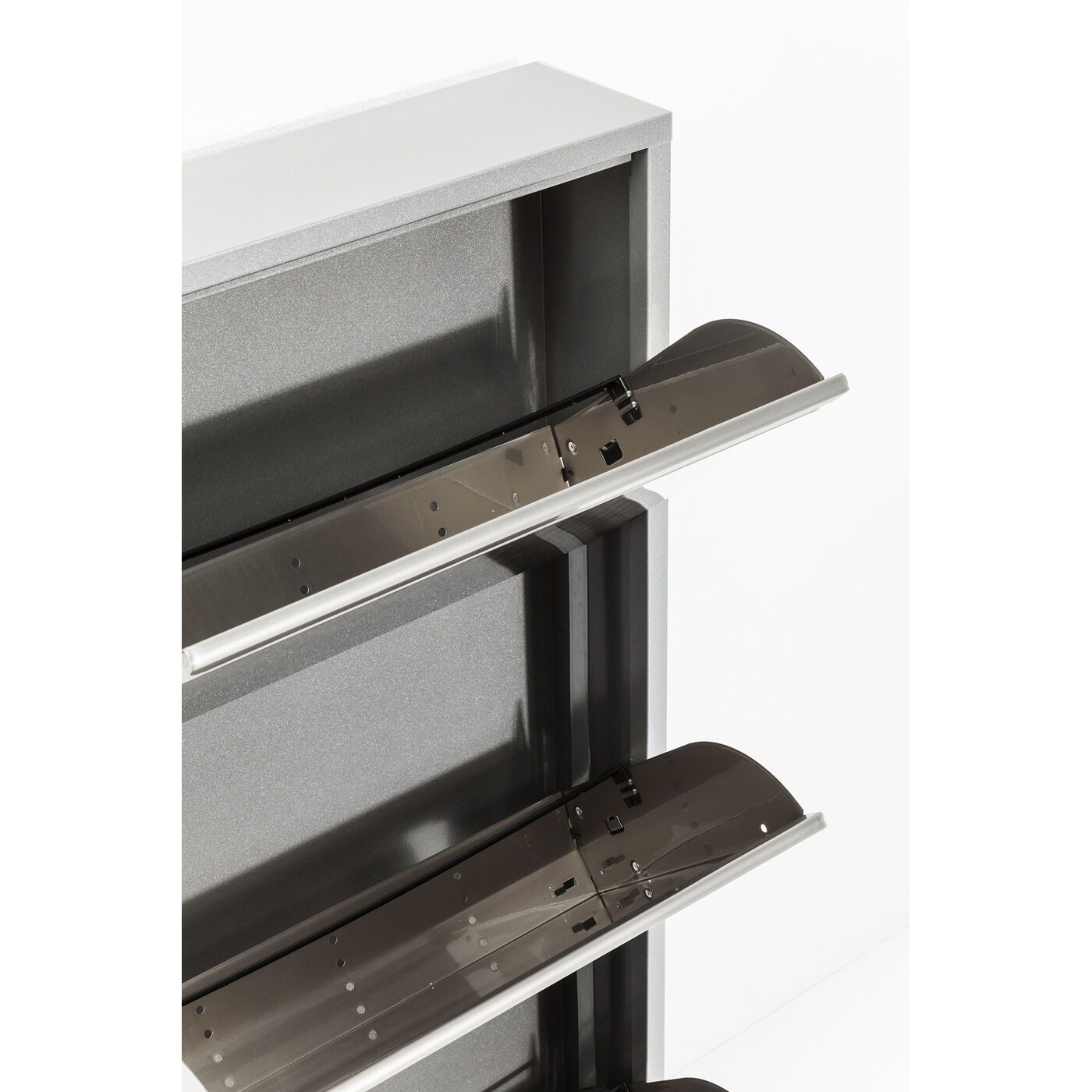Полка для обуви Caruso 3 Silver brushed (MO) от KARE Design
