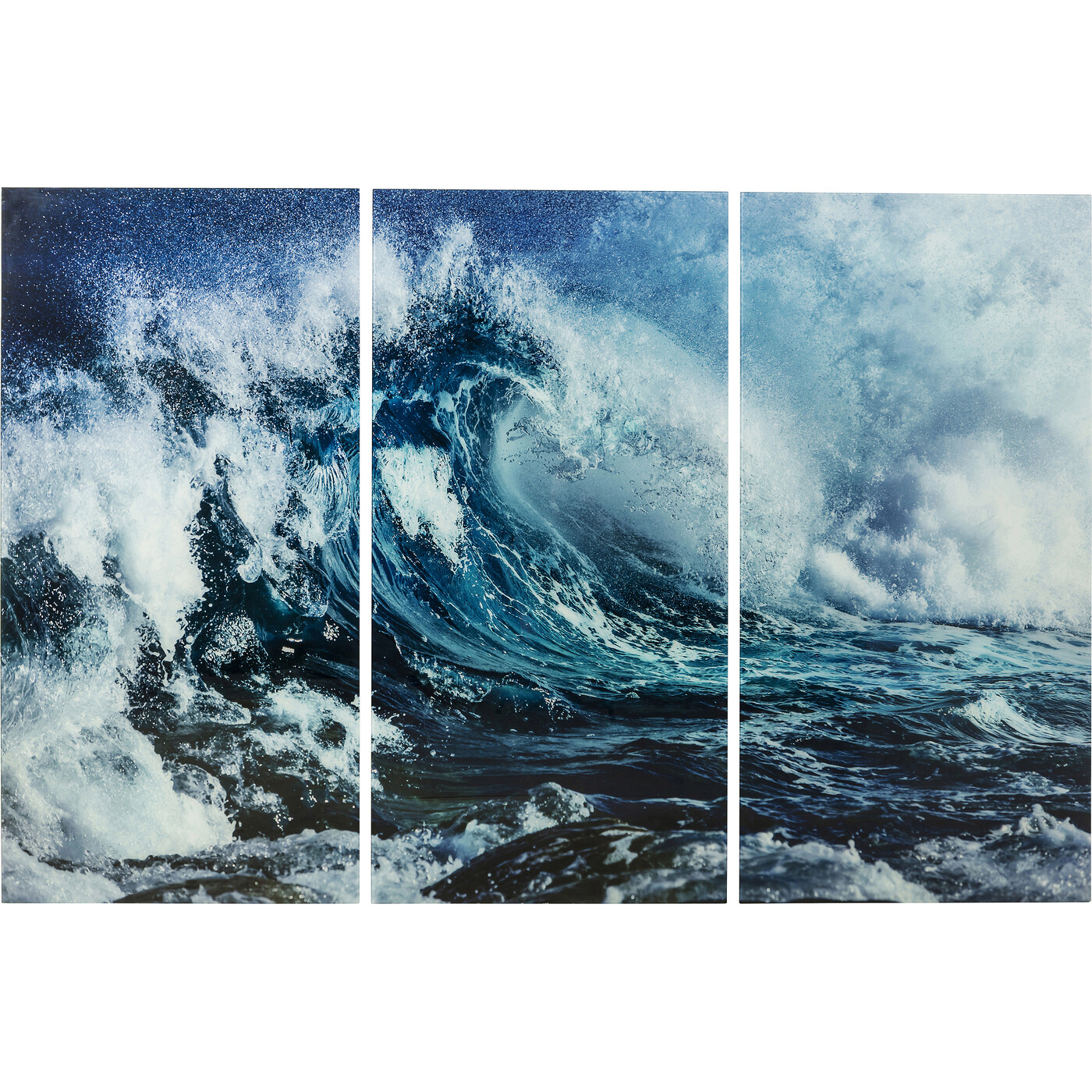 Картина Triptychon Wave «Волна» 160x240 см (3 шт) от KARE Design