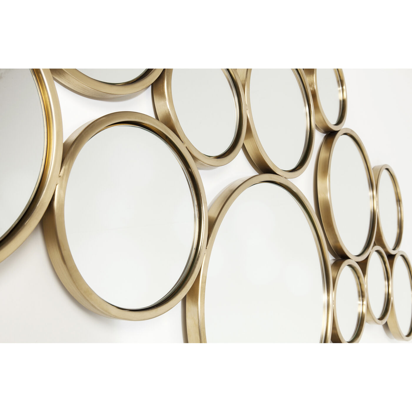 Зеркало Bubbles Brass 93x138 см от KARE Design