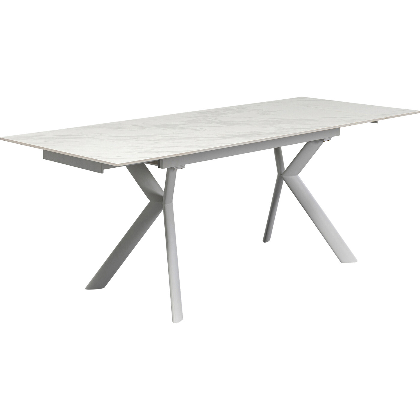 Стол обеденный раздвижной Xenia White 140(30+30)x80 см от KARE Design