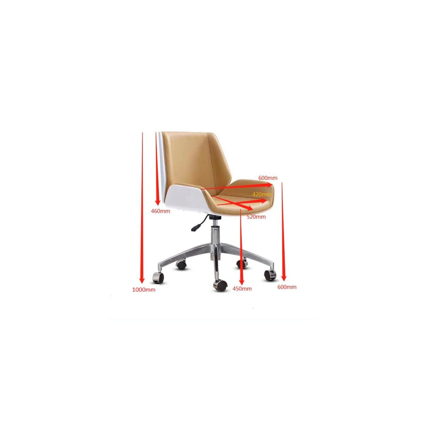 Стул офисный Rouven 100 см от KARE Design