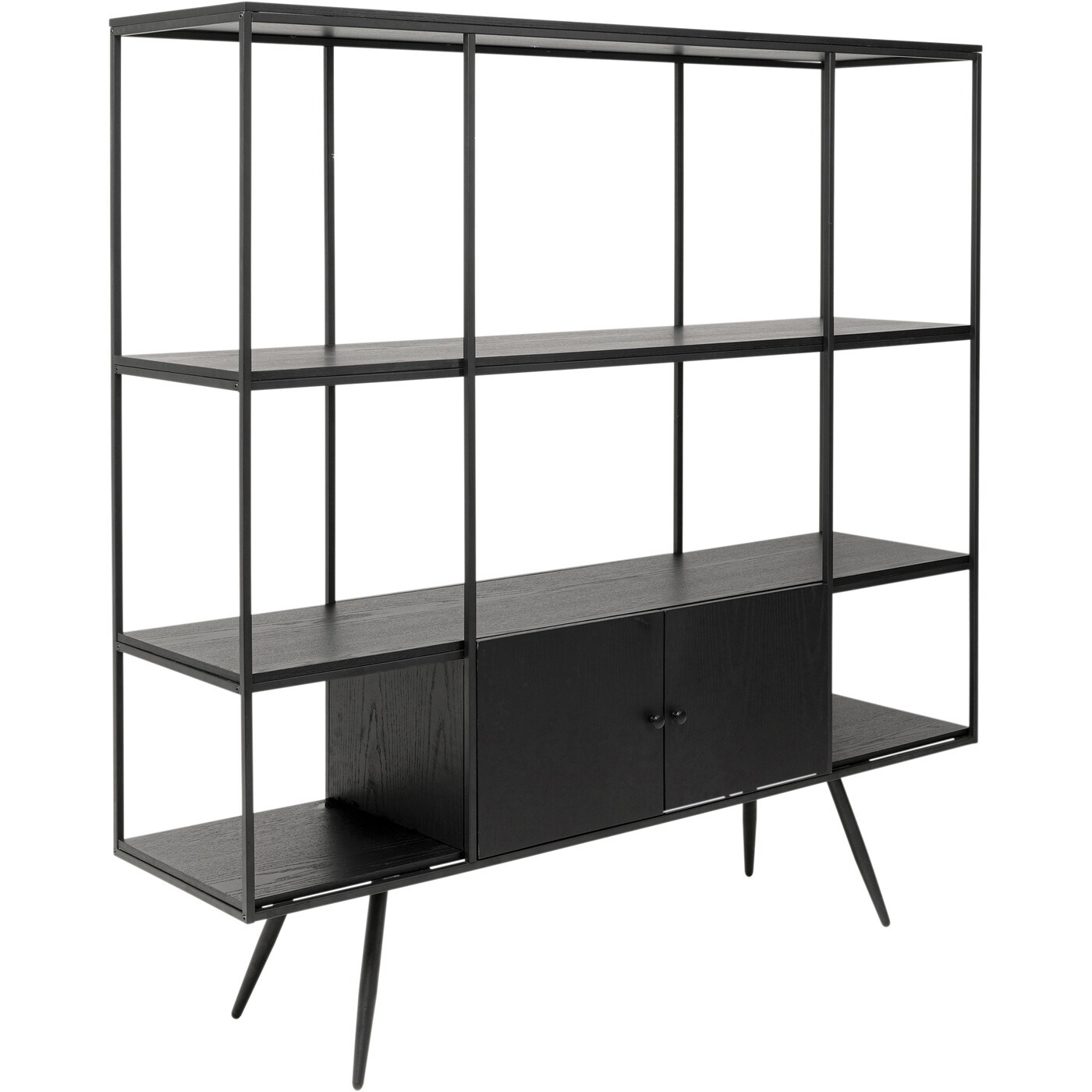 Стеллаж Cosy Sixties Black 180x183 см от KARE Design