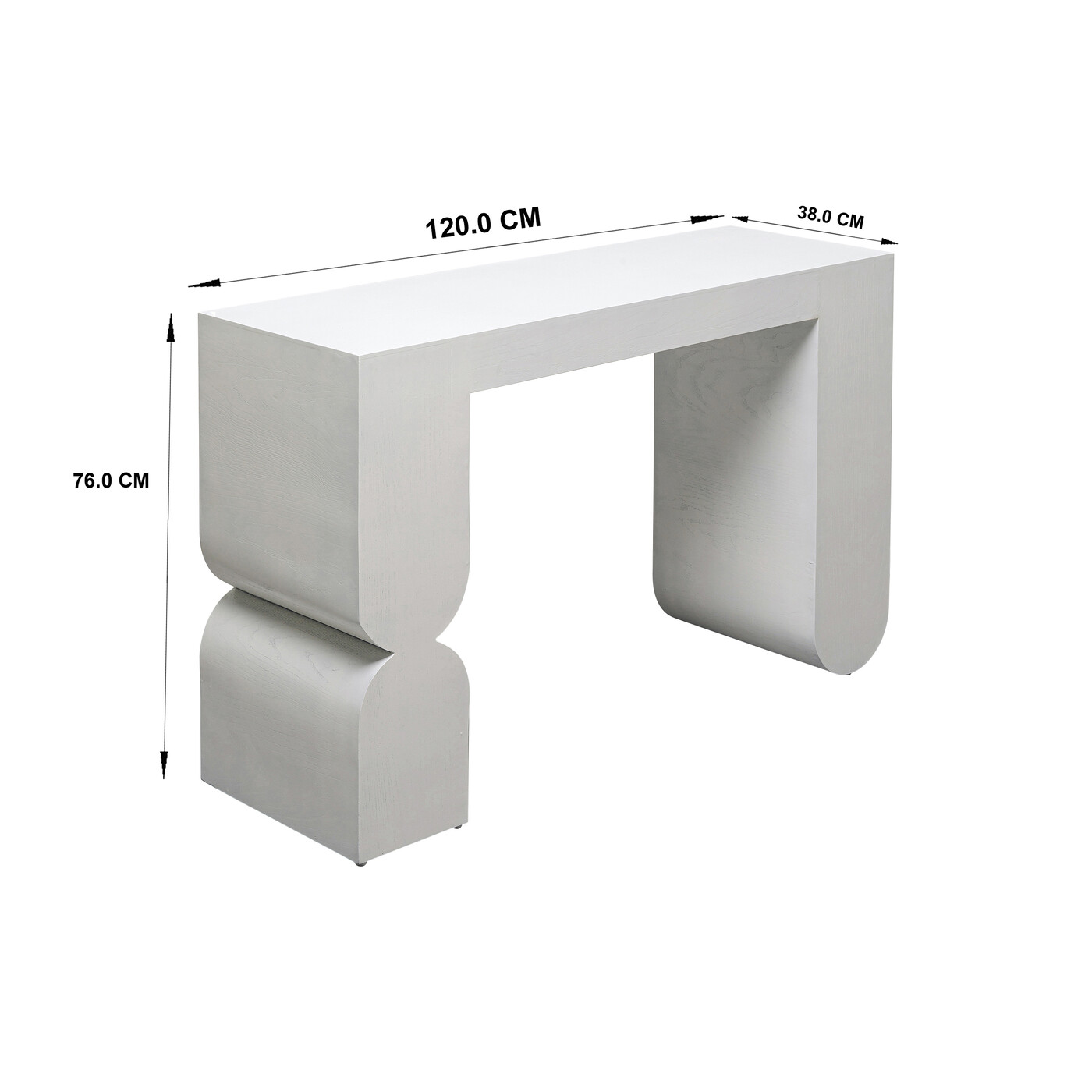 Консоль Curve White 120x85cm от KARE Design