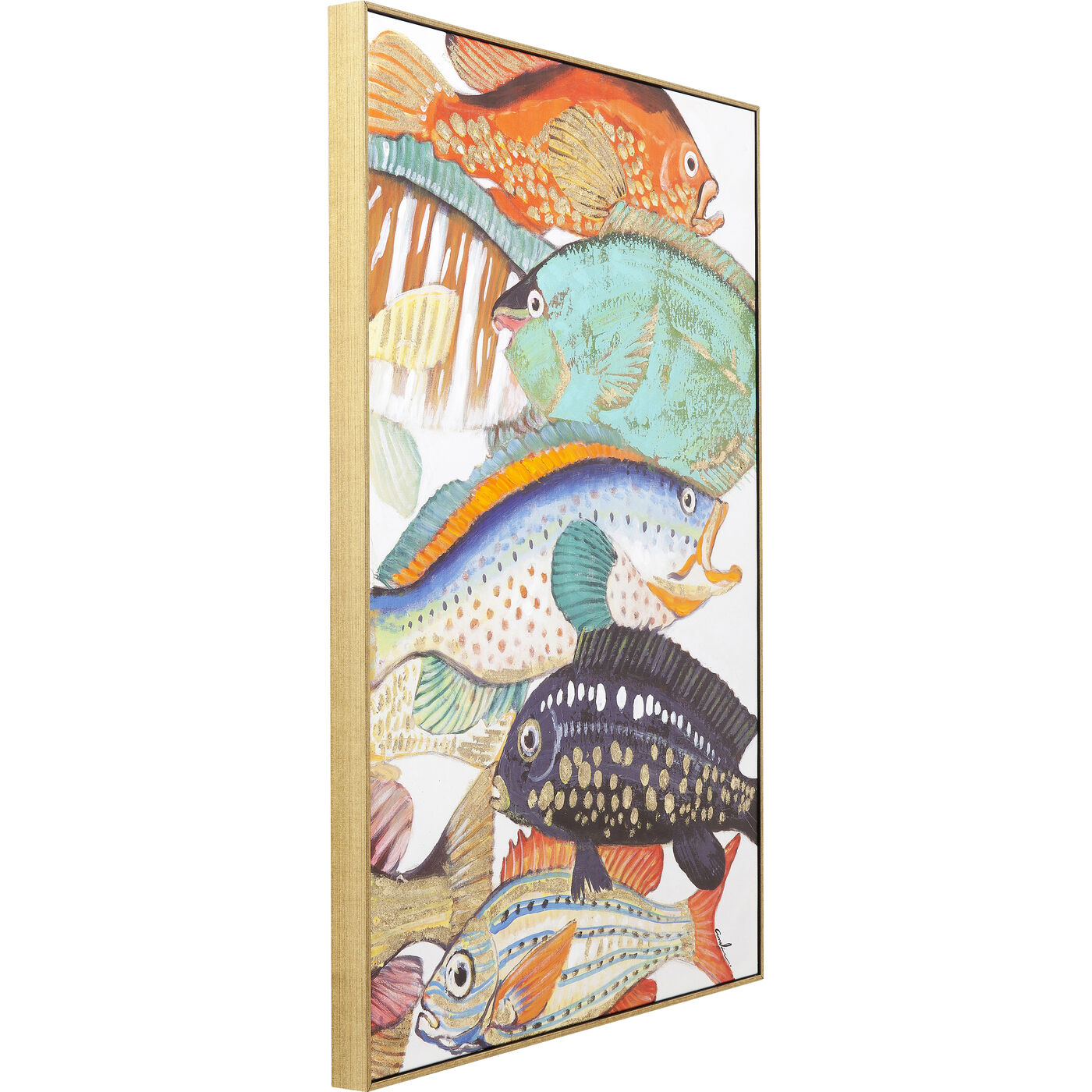 Картина Touched Fish Meeting Two «Рыбы» 75x100 см от KARE Design
