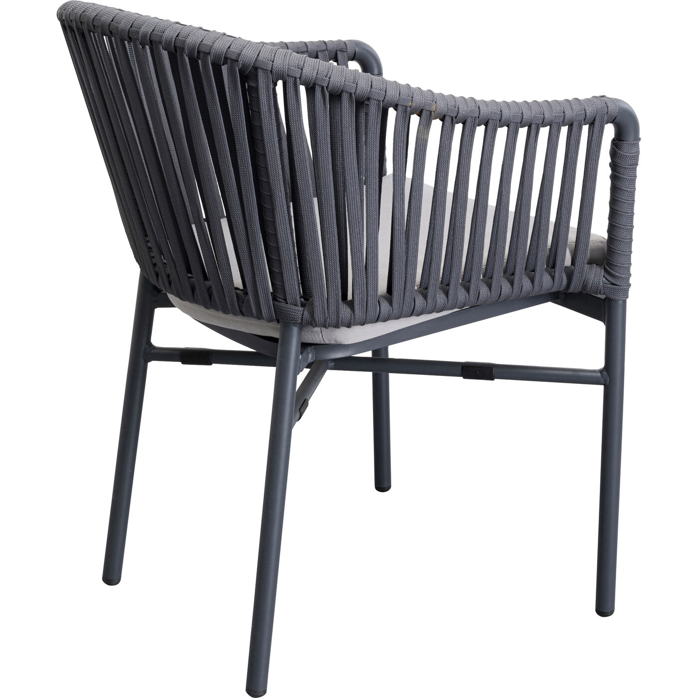 Стул с подлокотниками Santanyi Dark Grey от KARE Design